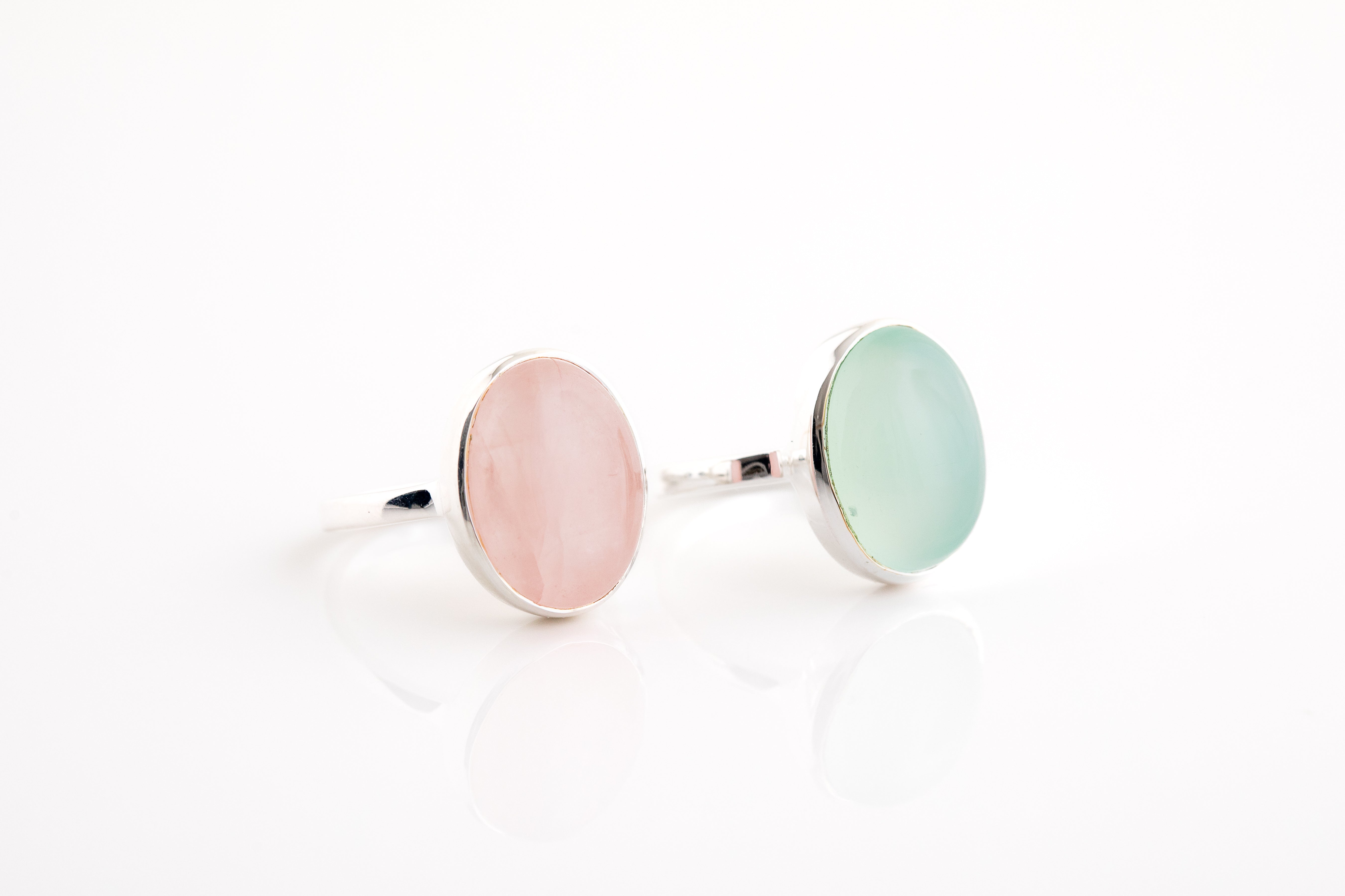 Oval Crystal Ring