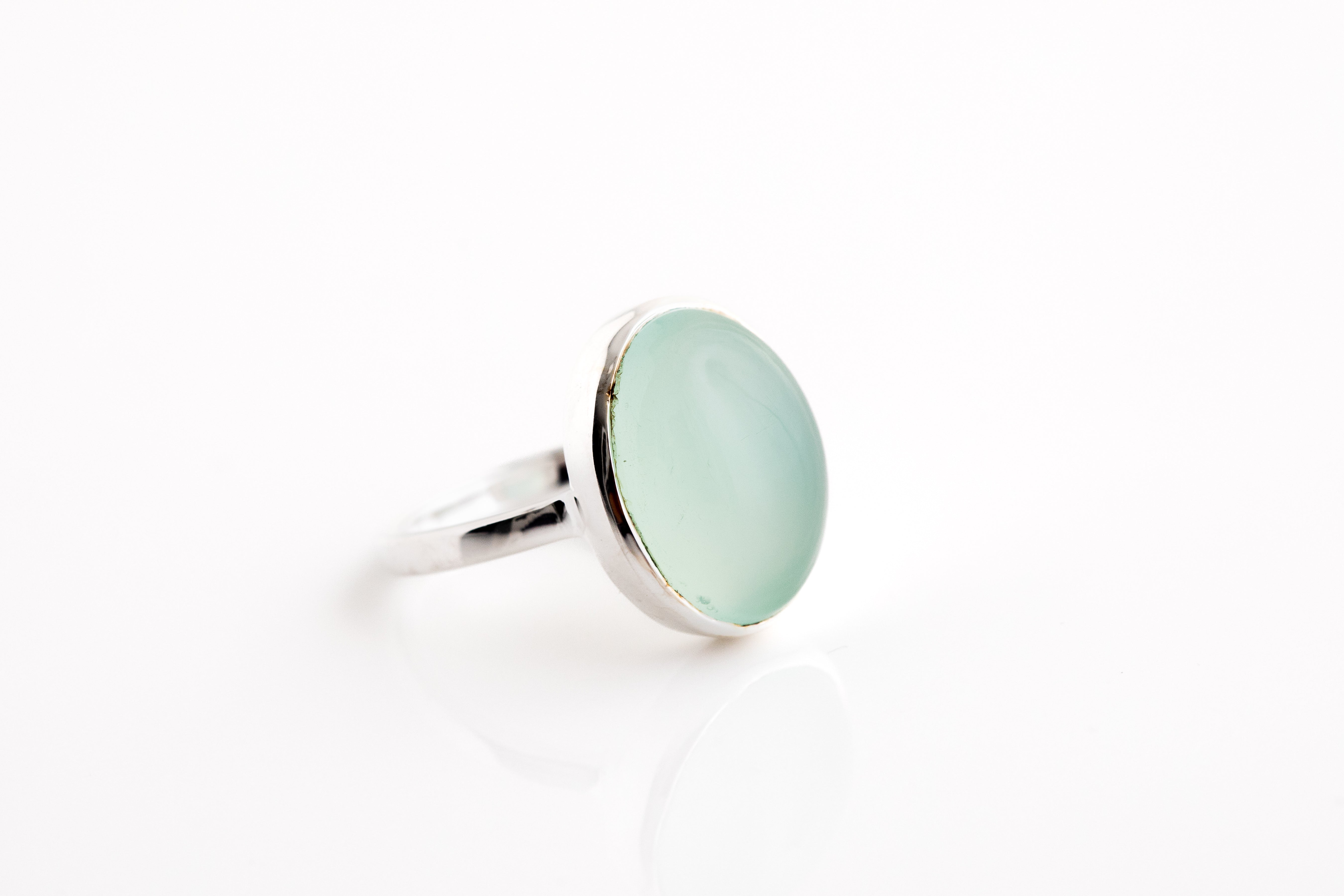 Oval Crystal Ring