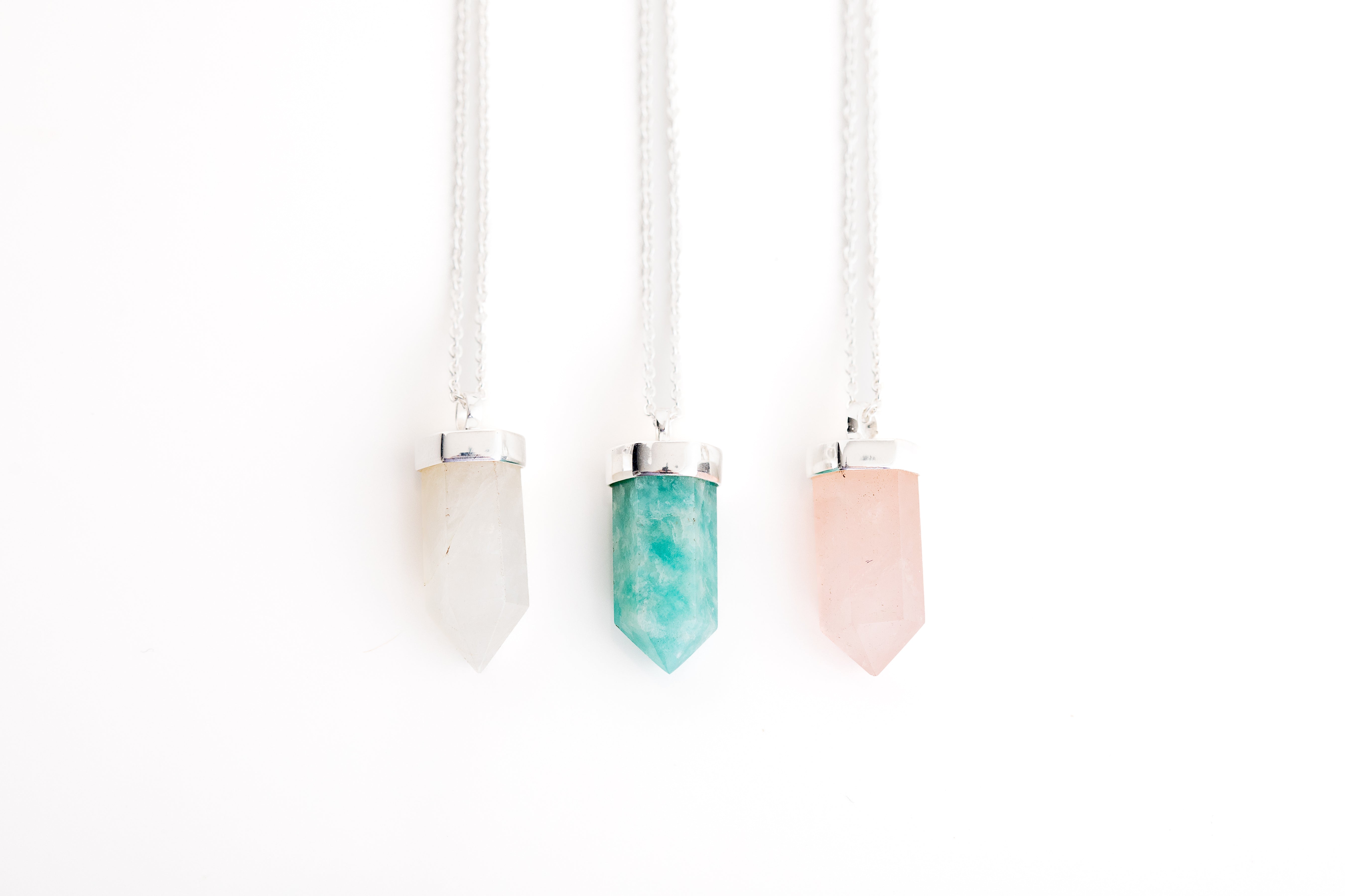 Crystal Pencil Pendant