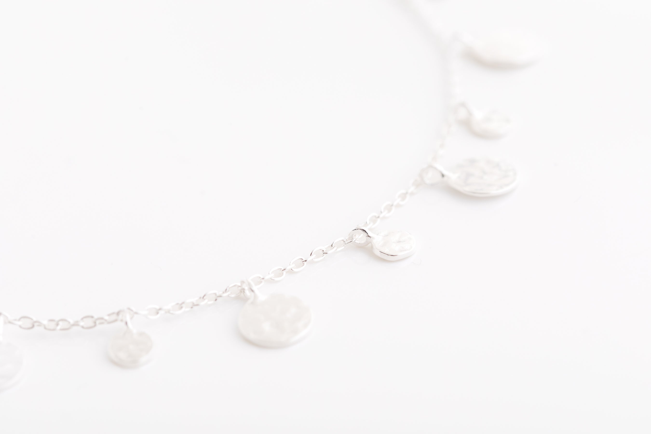 Silver Multi Disc Necklace