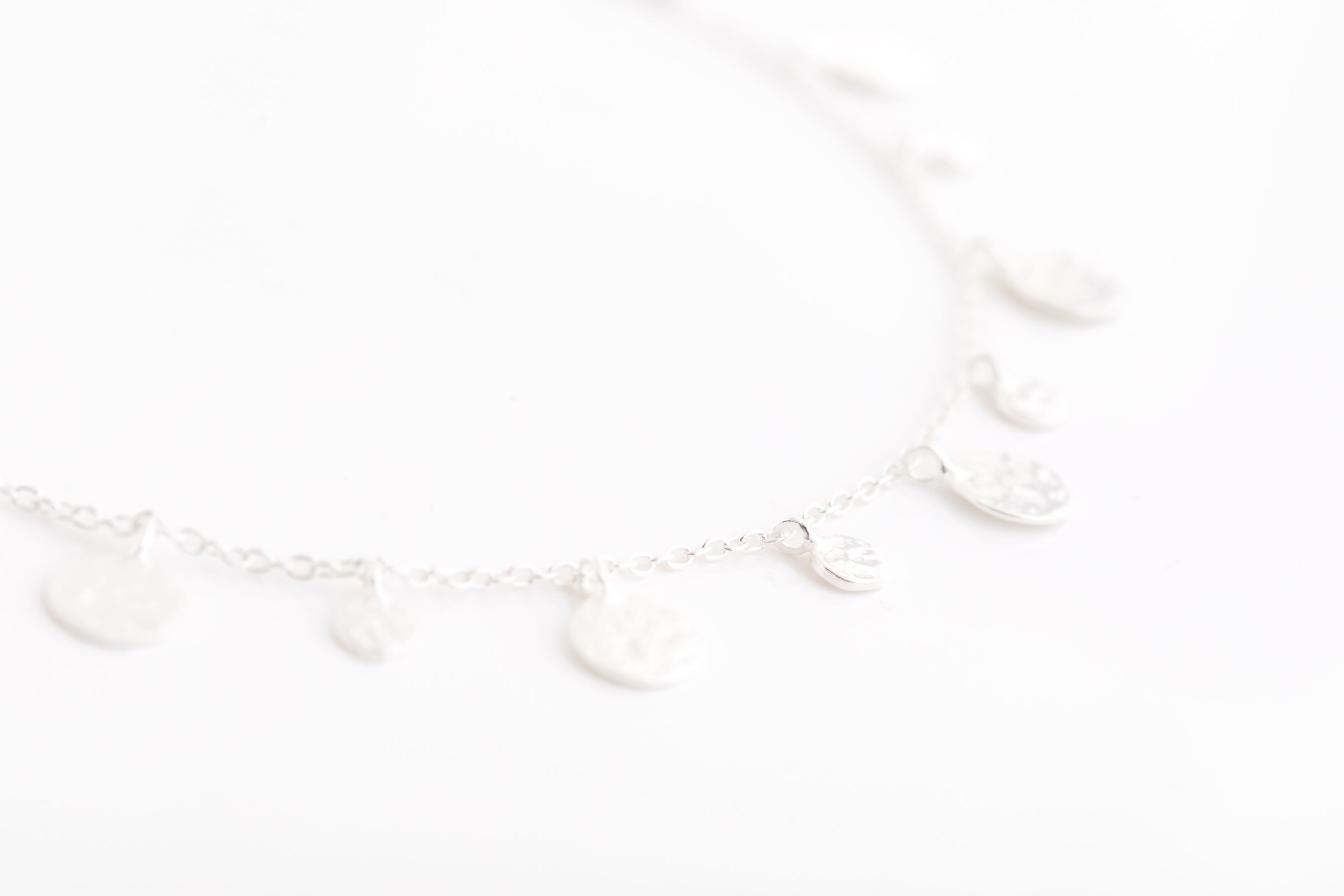 Silver Multi Disc Necklace