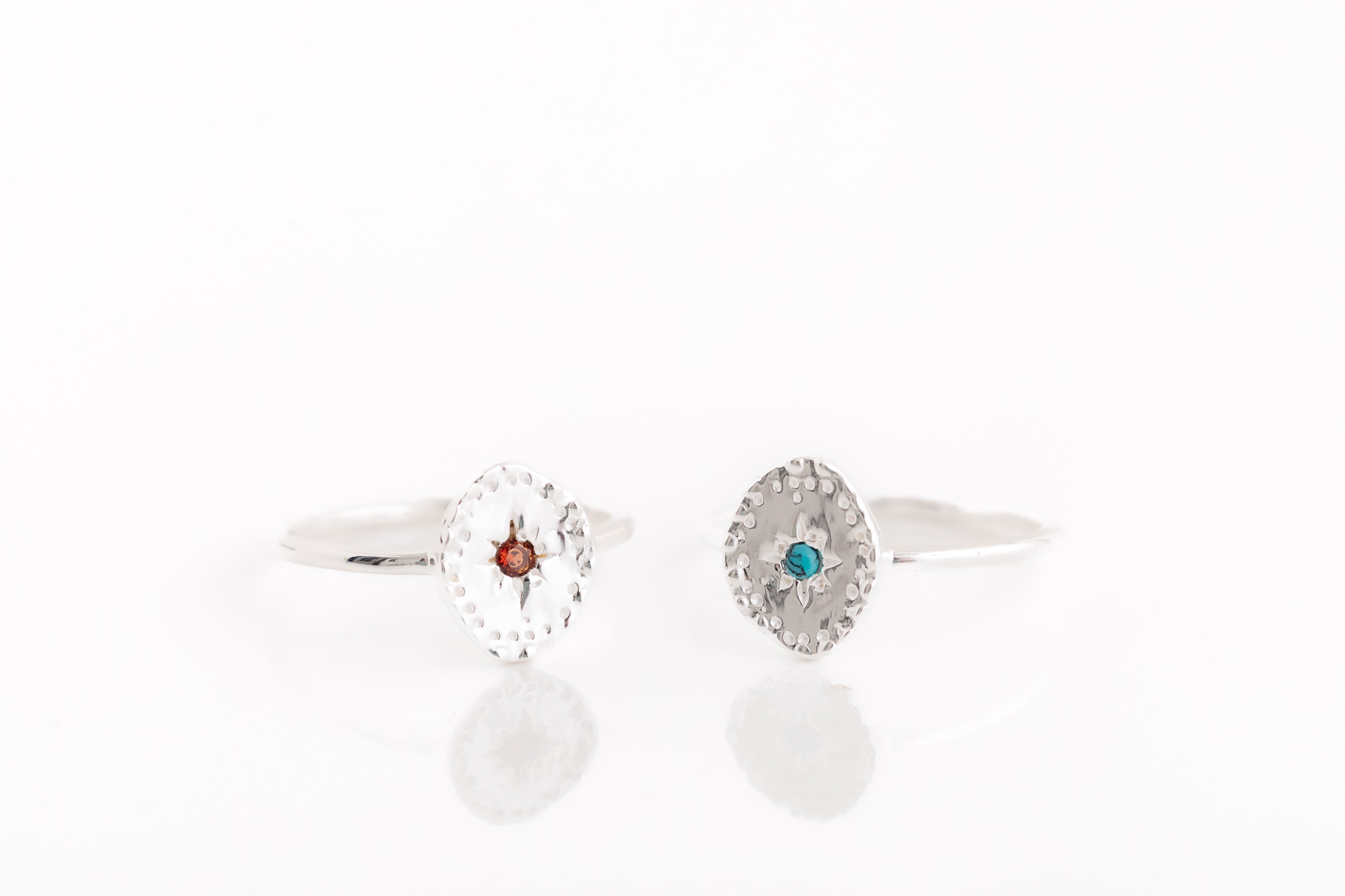 Silver Hammered Ring