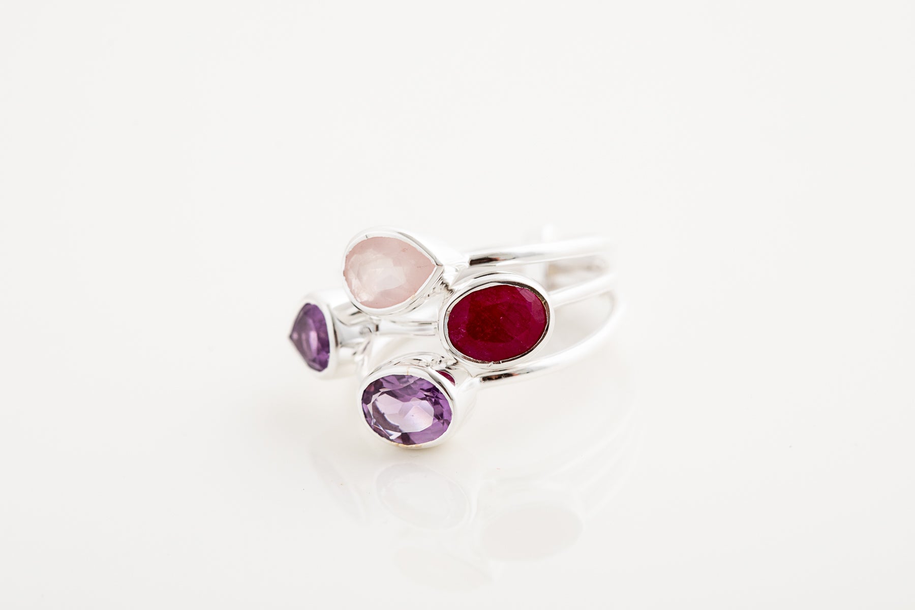 Cluster Gemstone Ring