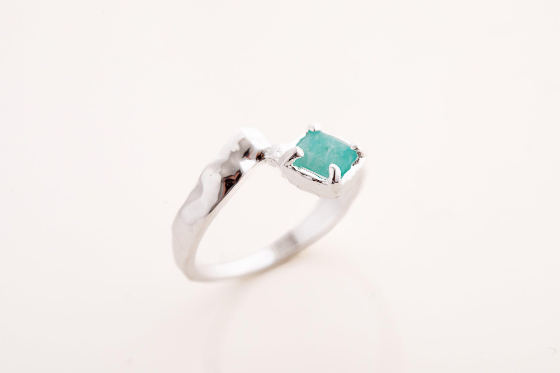 Offset Amazonite Ring
