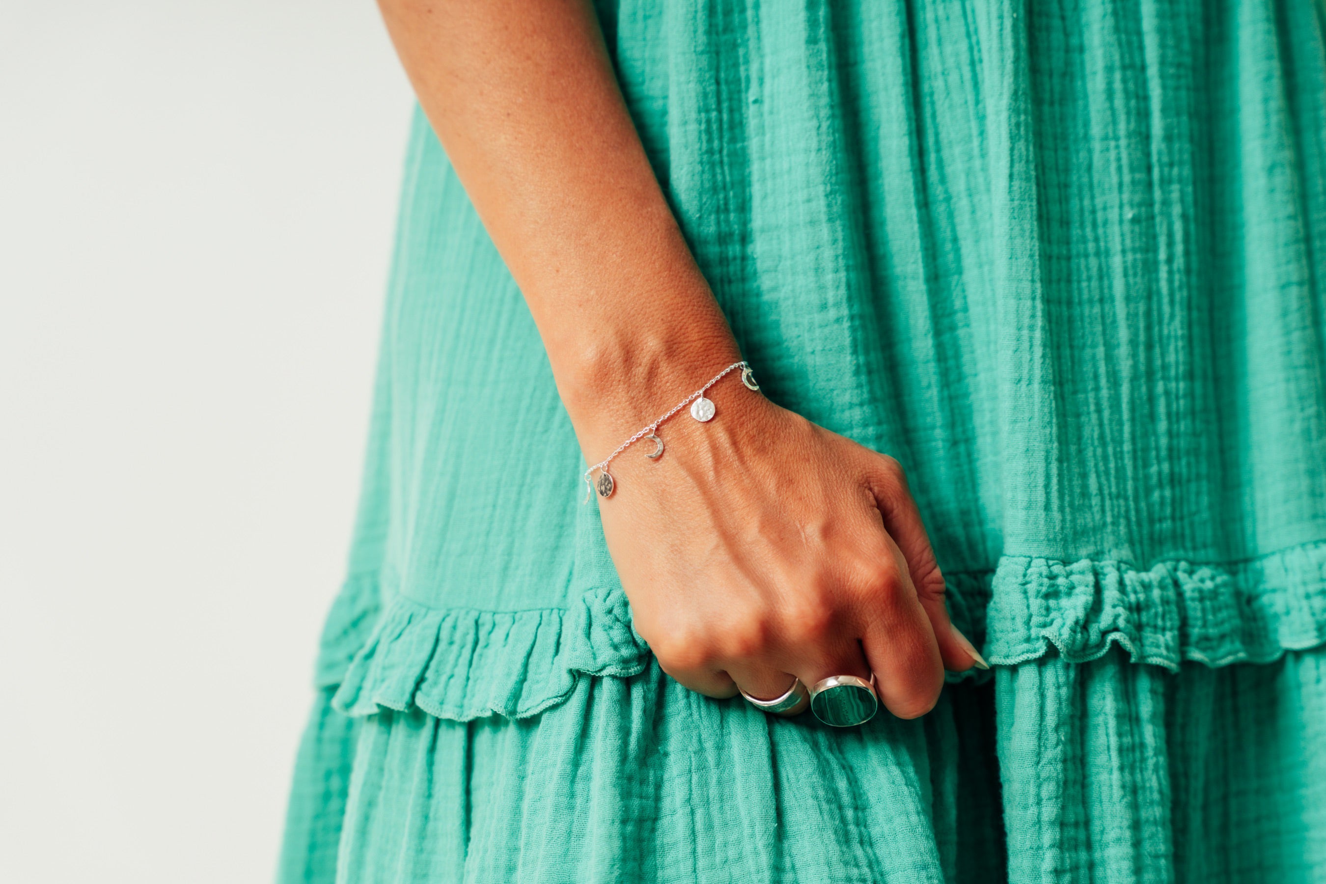 Silver Lunar Bracelet