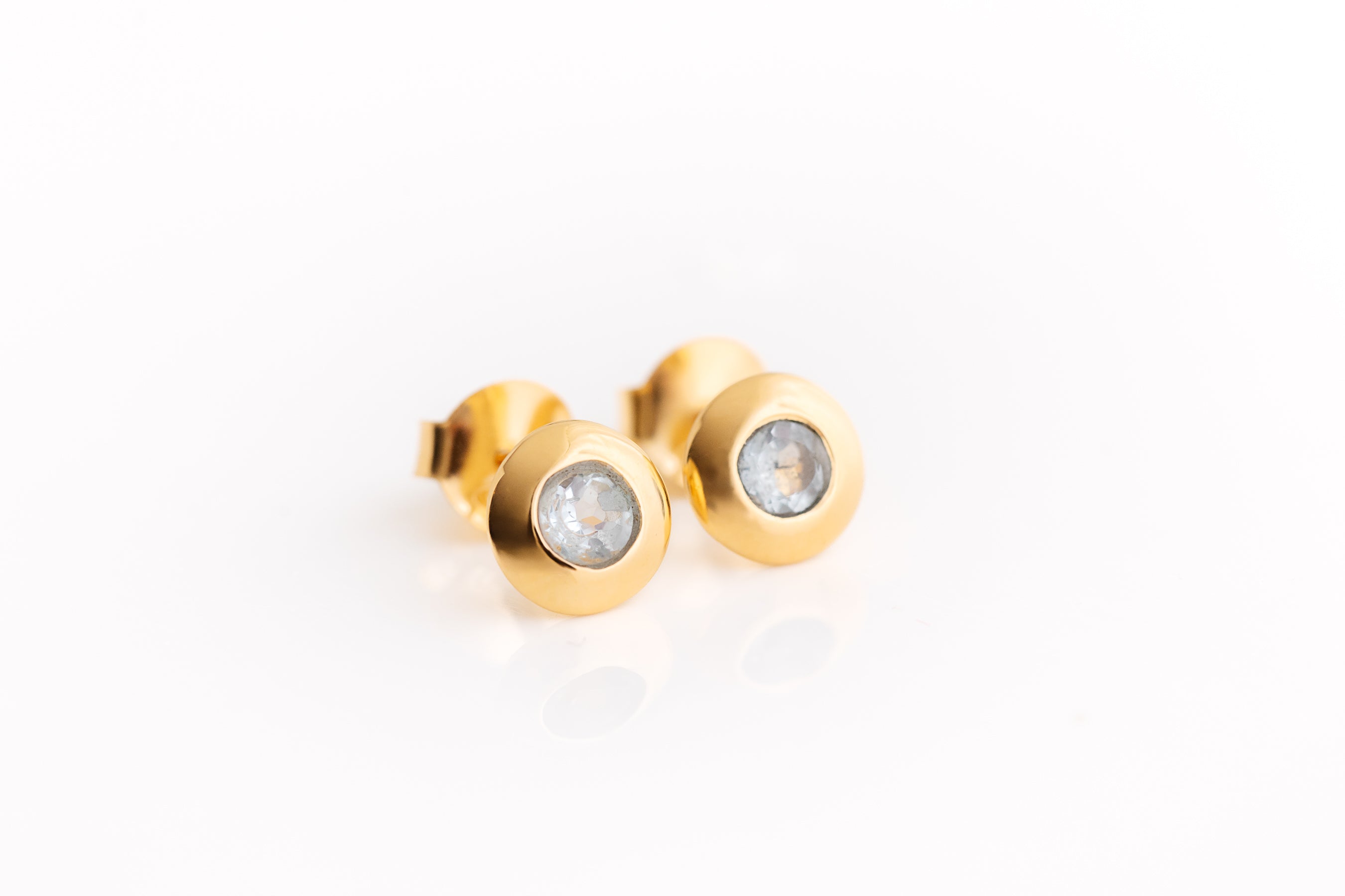 Gold Topaz Earrings