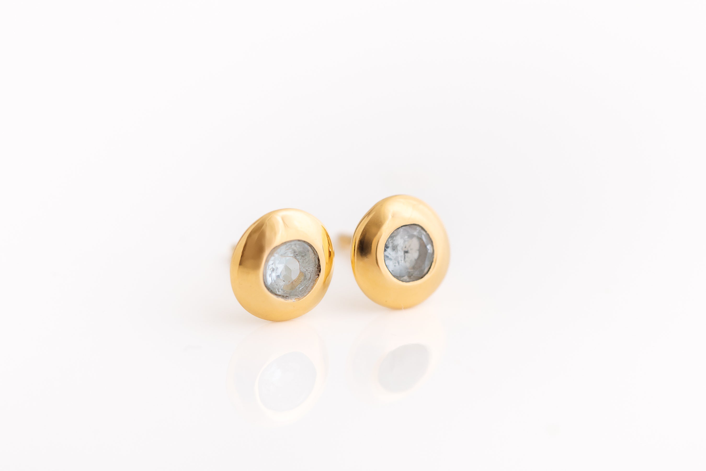 Gold Topaz Earrings