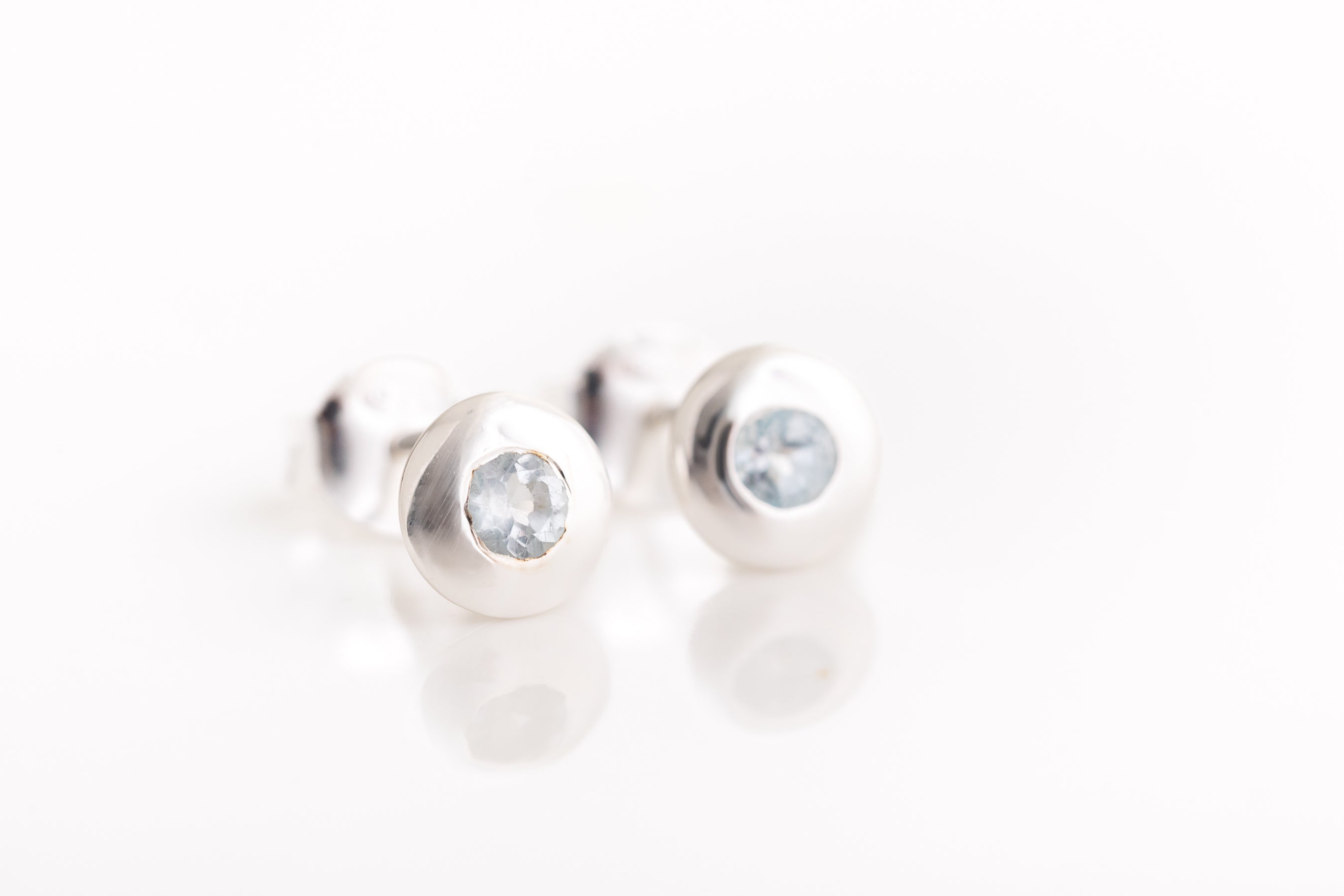 Silver Topaz Earrings