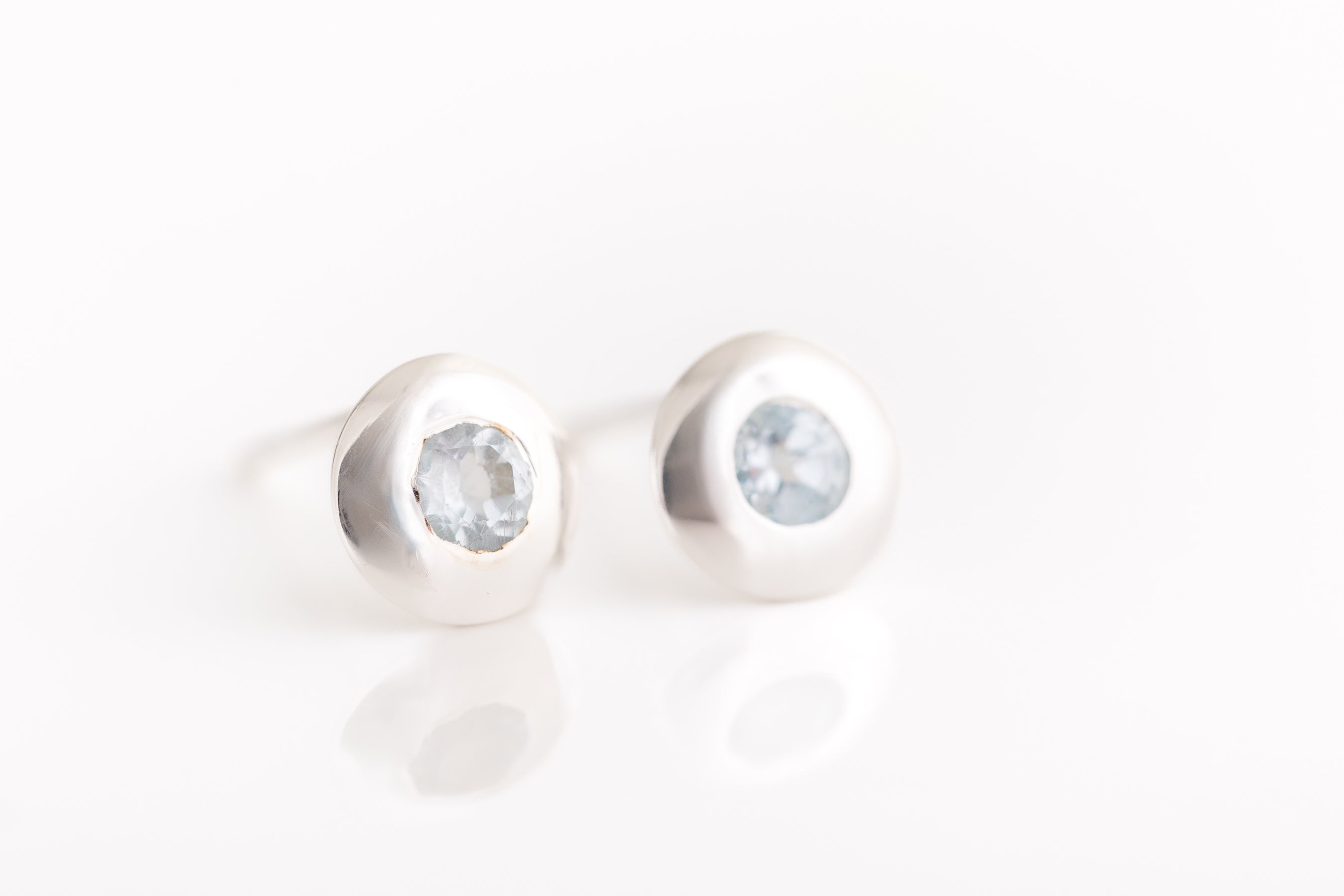 Silver Topaz Earrings