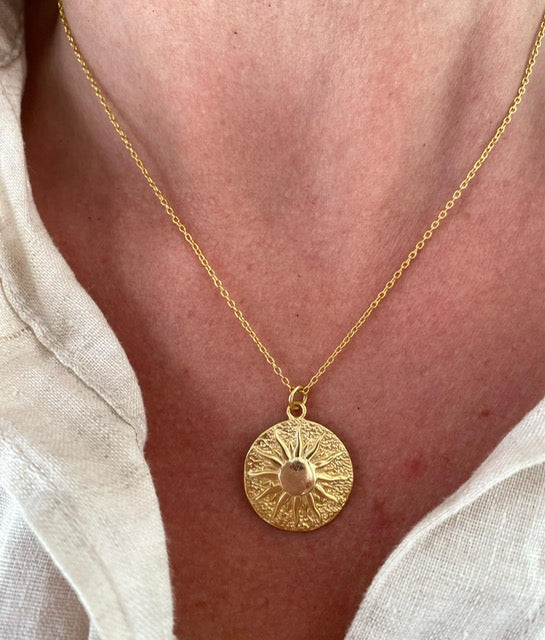 Sun Pendant Necklace
