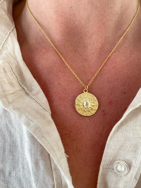 Sun Pendant Necklace