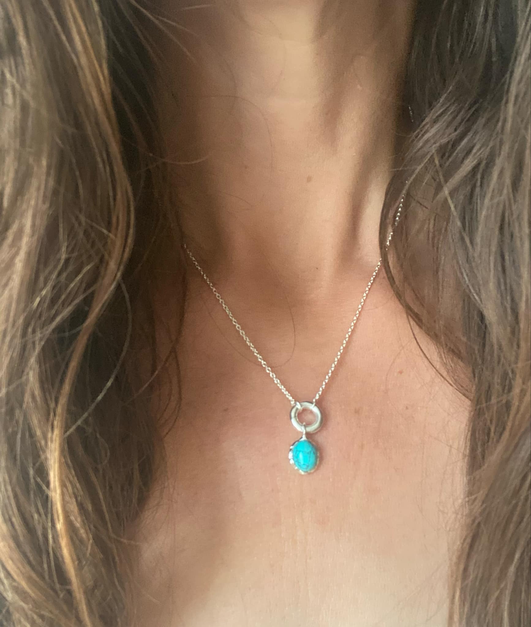 Turquoise and Silver Necklace