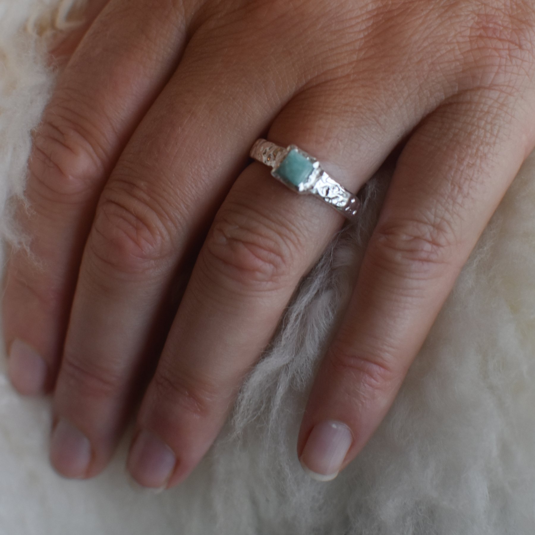 Amazonite Ring