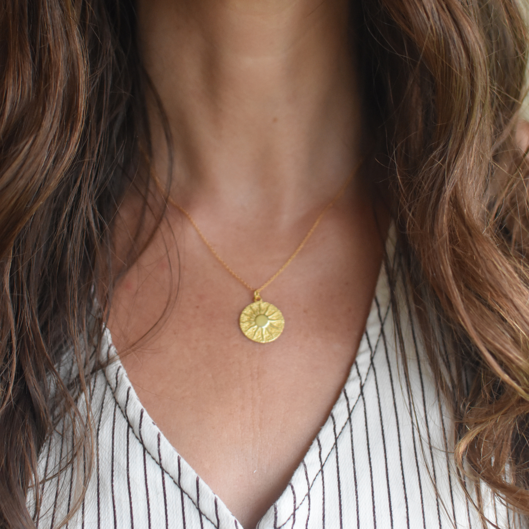 Sun Pendant Necklace
