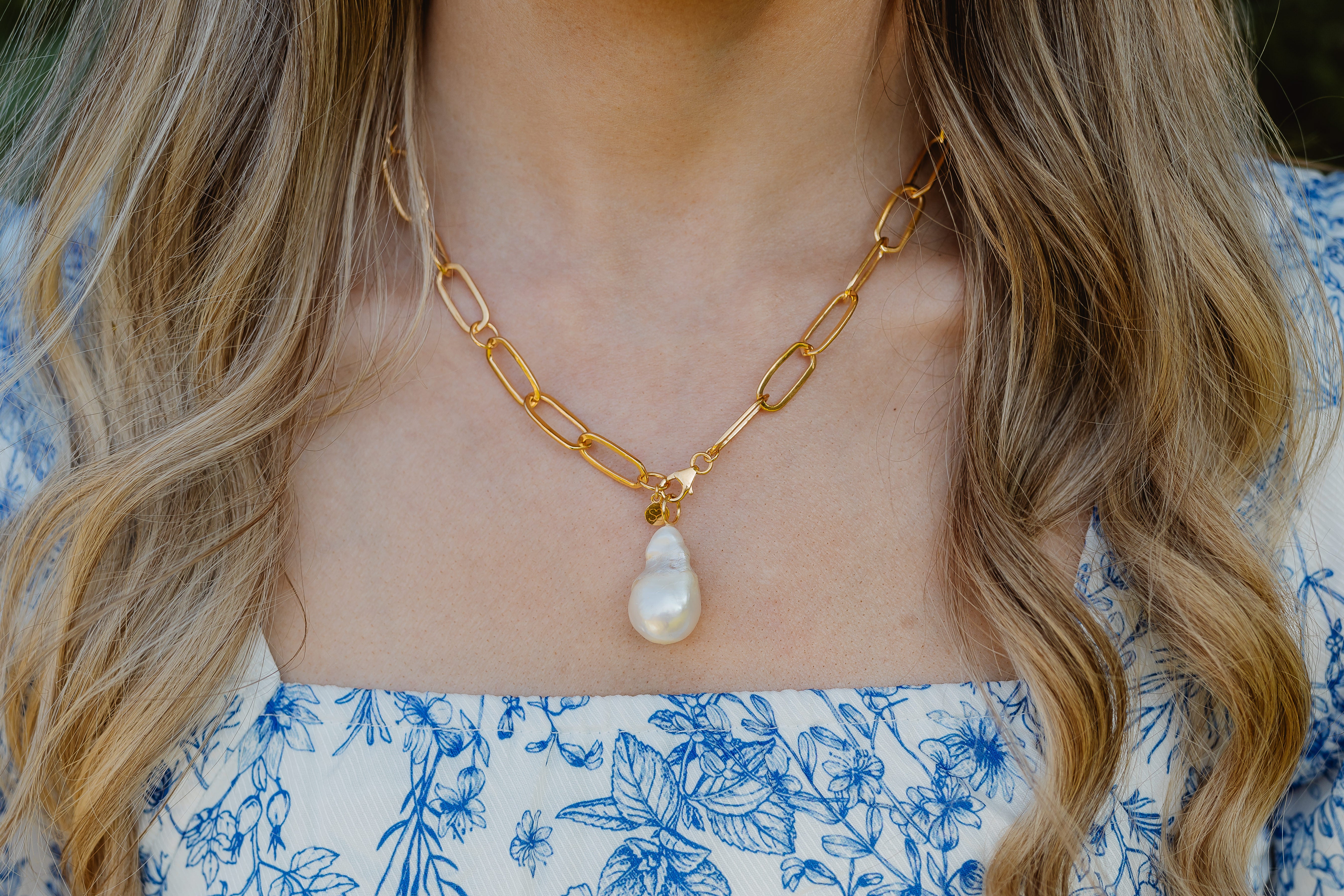 Large Gold Baroque Pearl