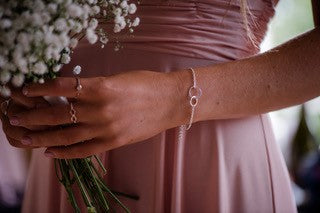 Silver Interlinked Circle Bracelet