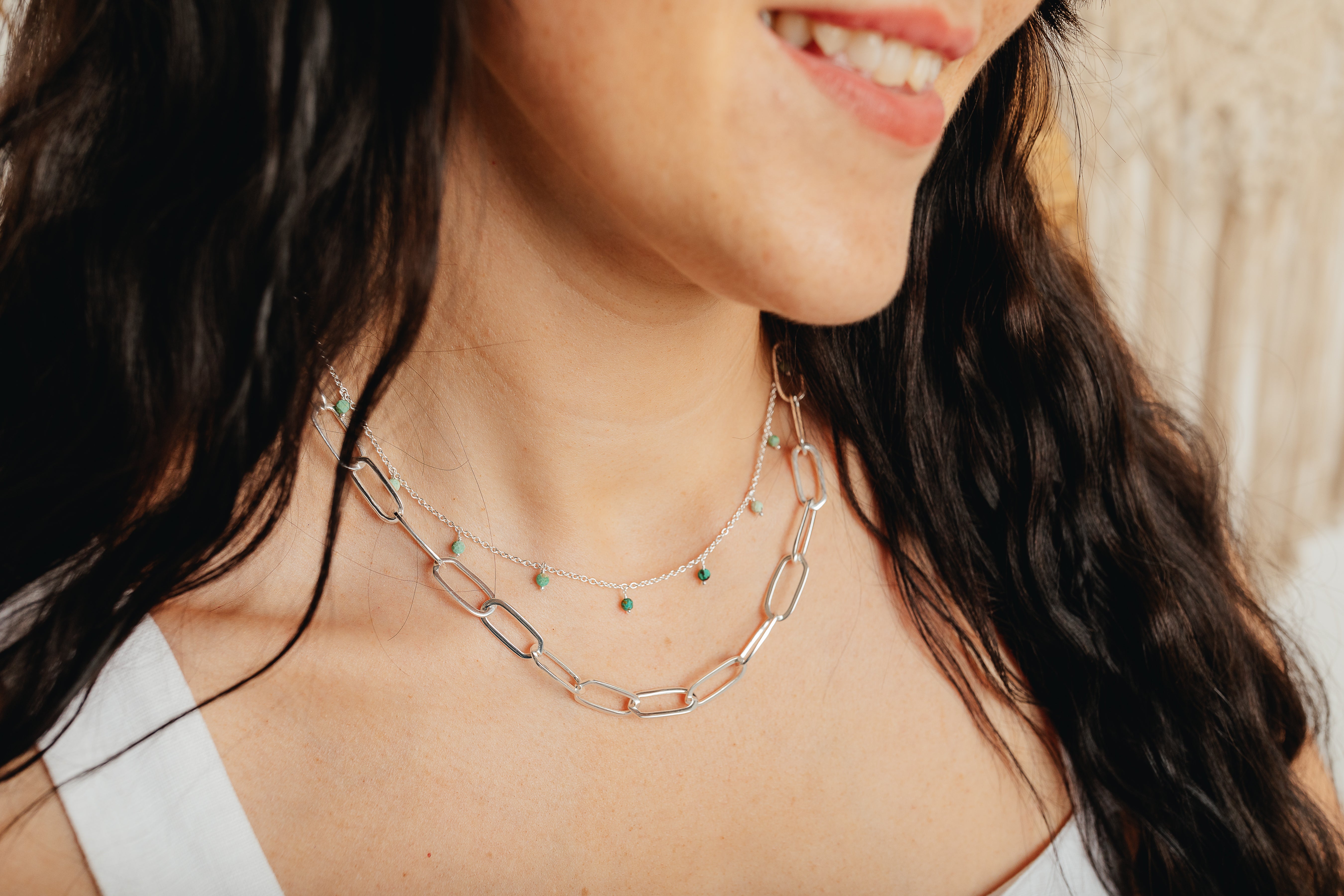 Silver Chunky Chain Necklace