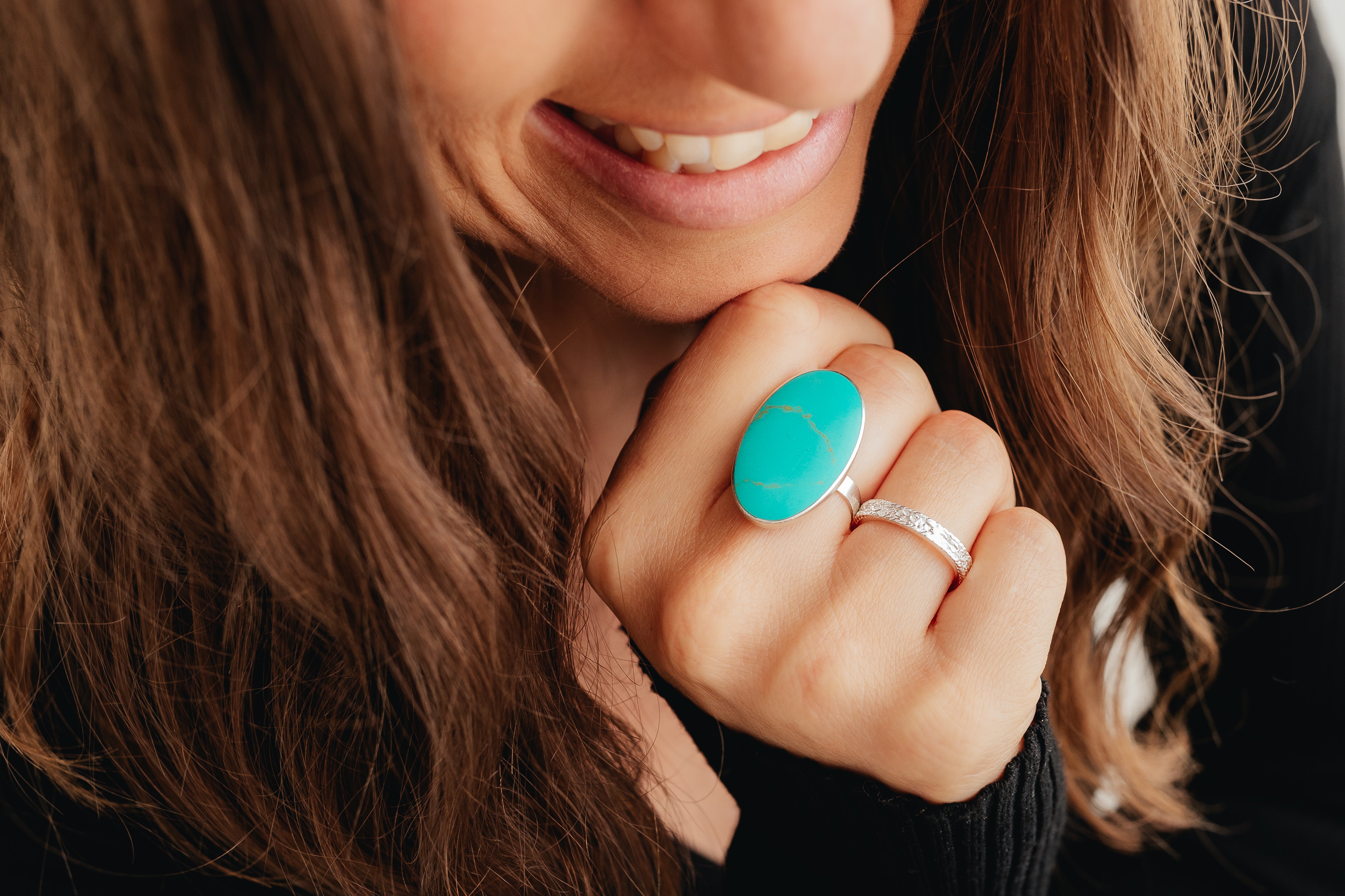 Silver Intricate Narrow Band Ring