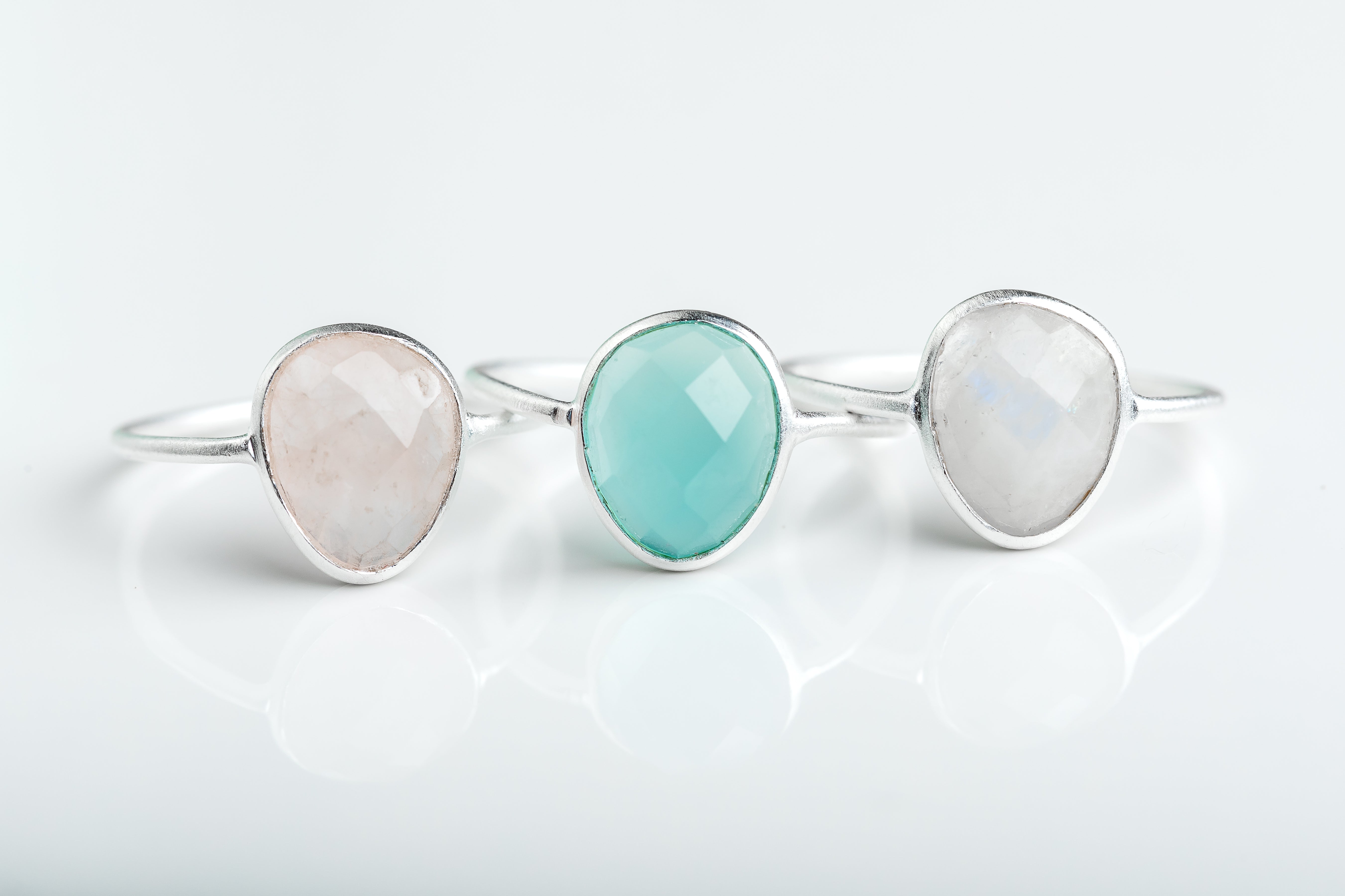 Silver Crystal Ring