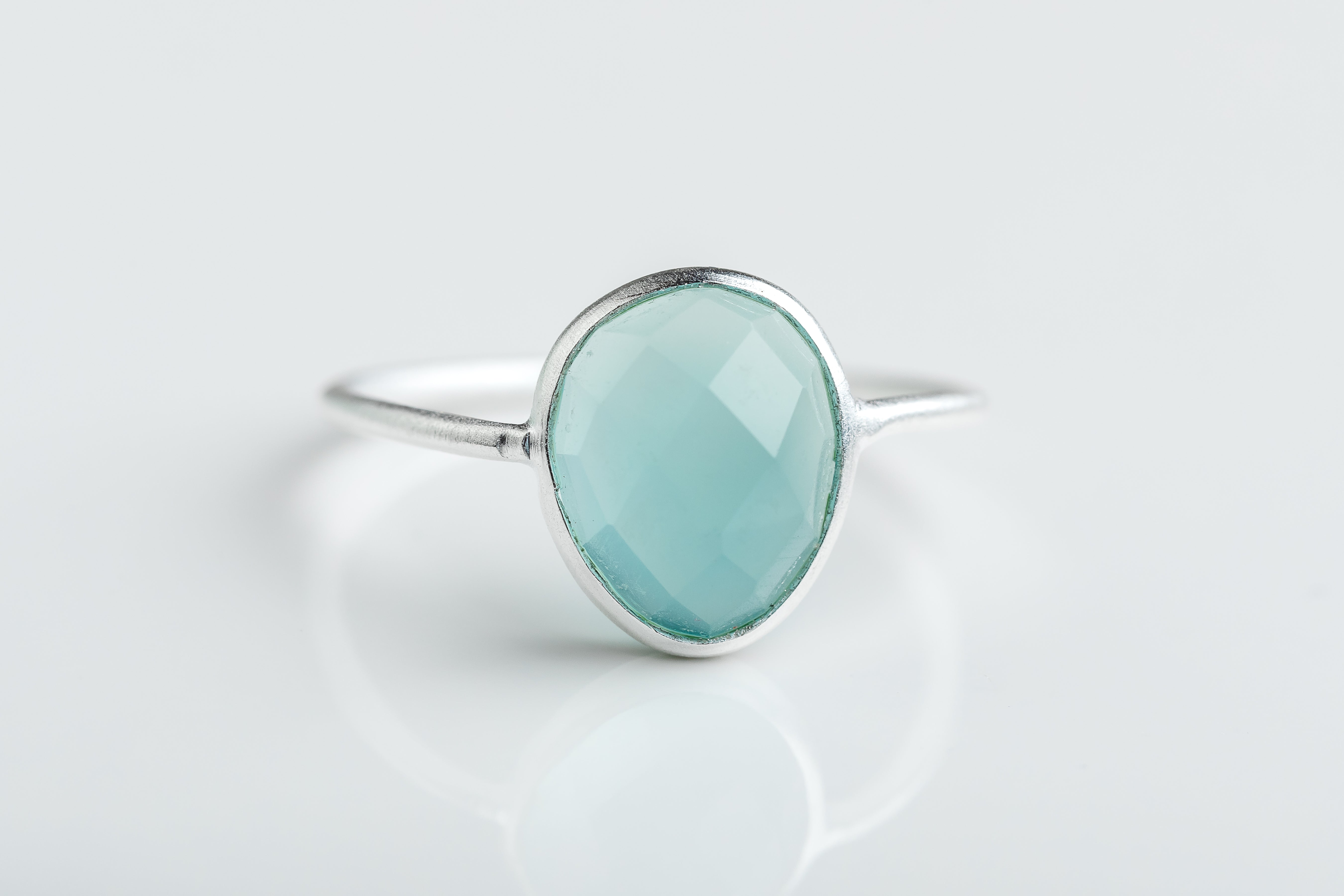 Silver Crystal Ring
