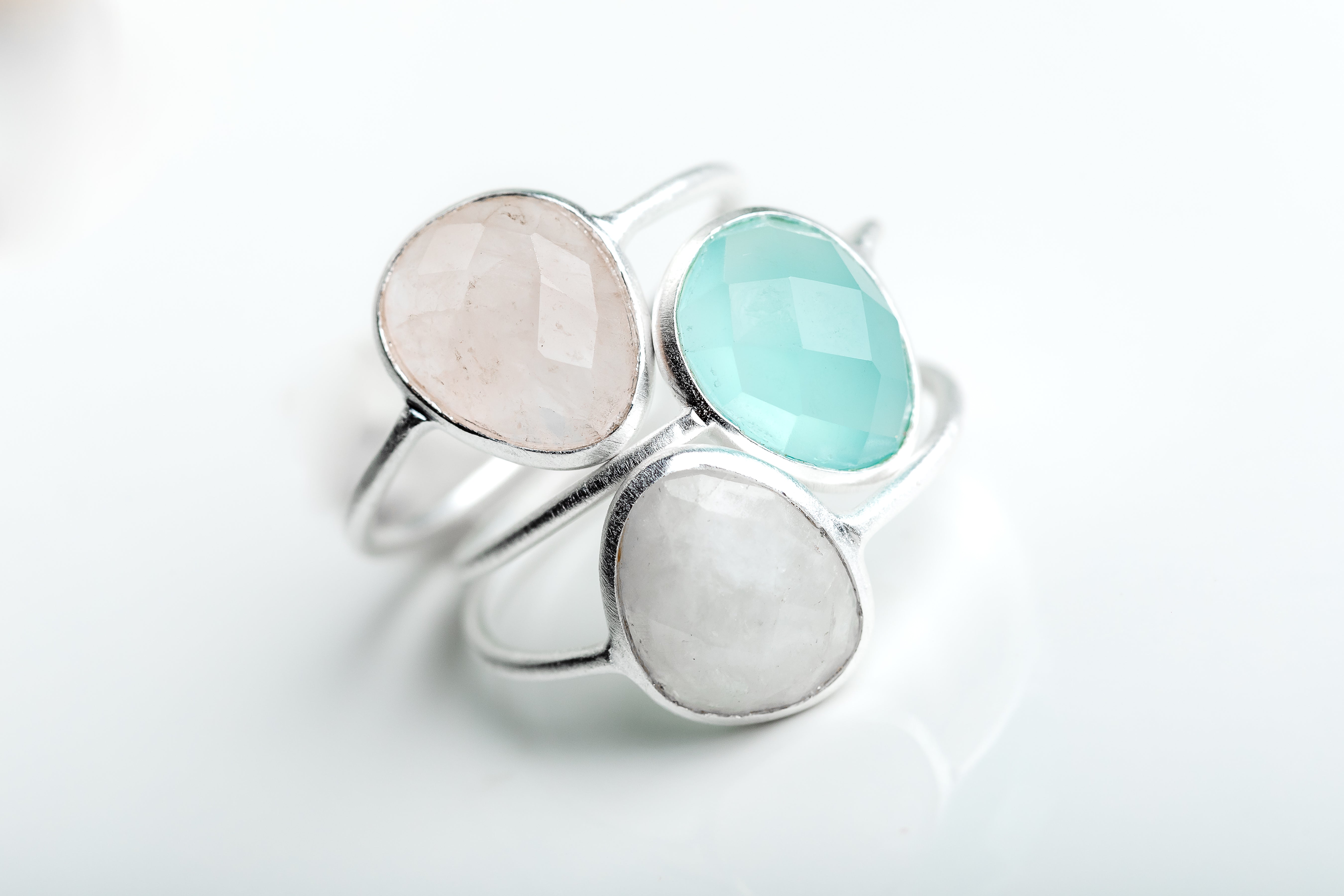 Silver Crystal Ring