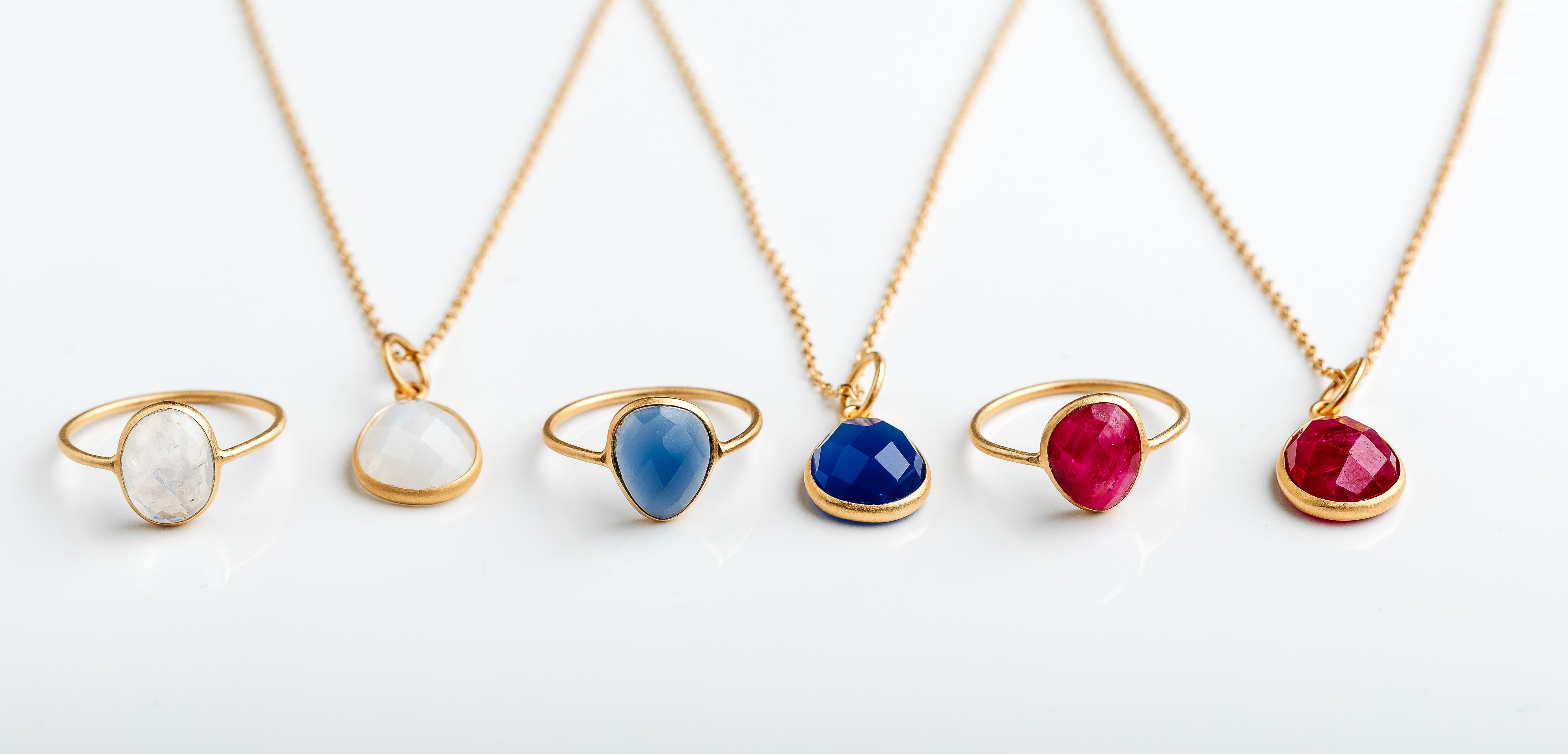 Gold Crystal Necklace
