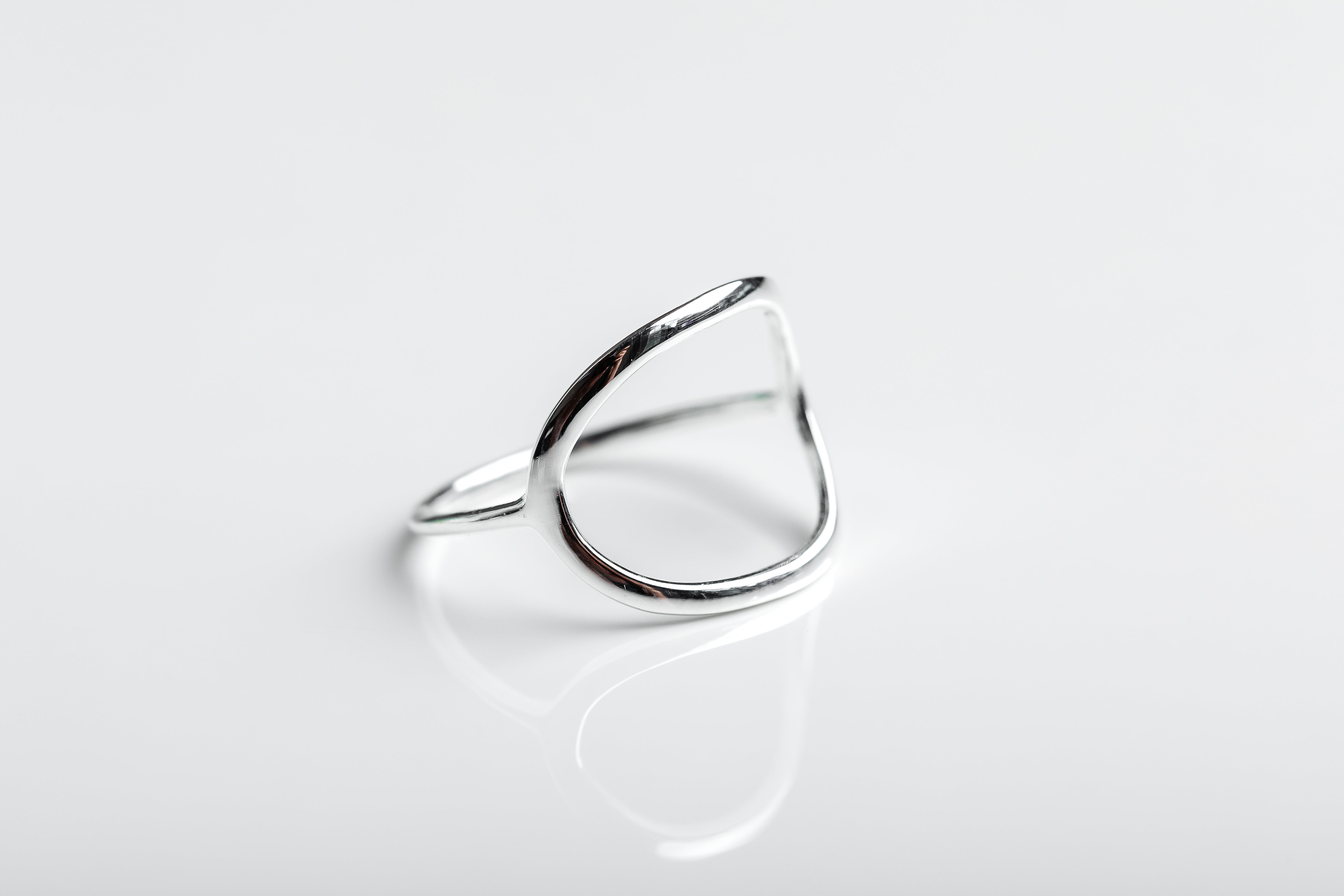 Silver Open Circle Ring