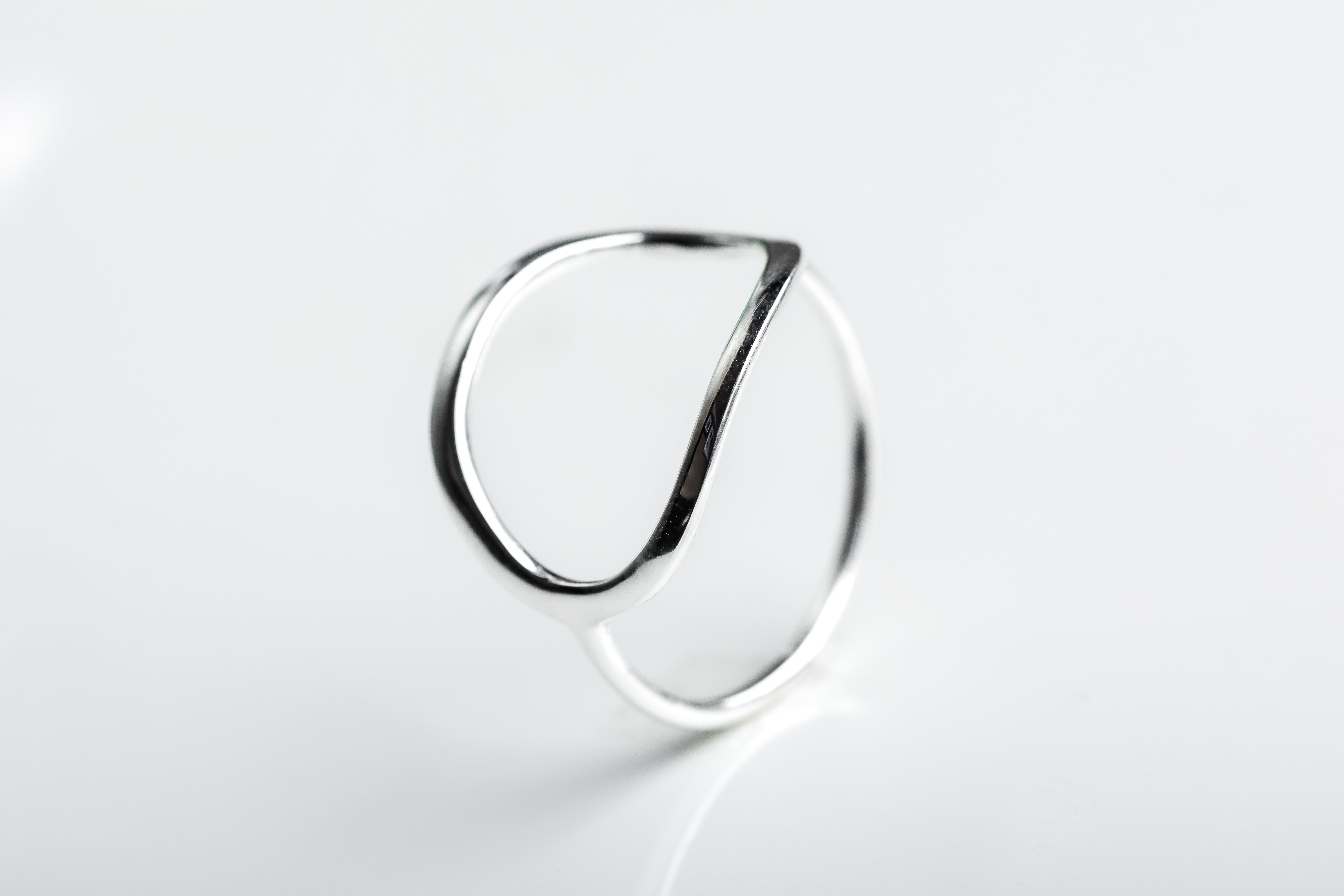 Silver Open Circle Ring