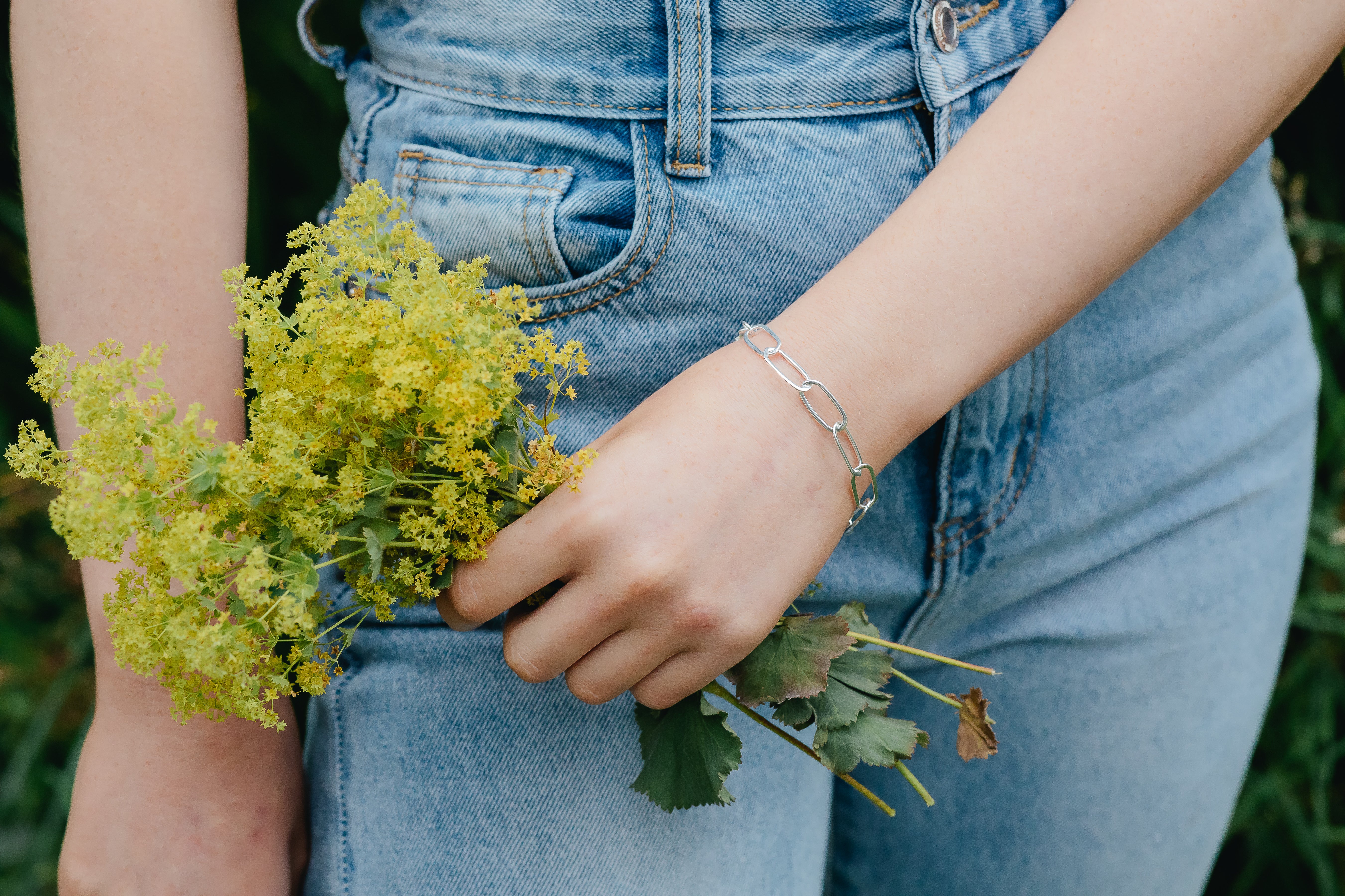 Silver Chunky Chain Bracelet