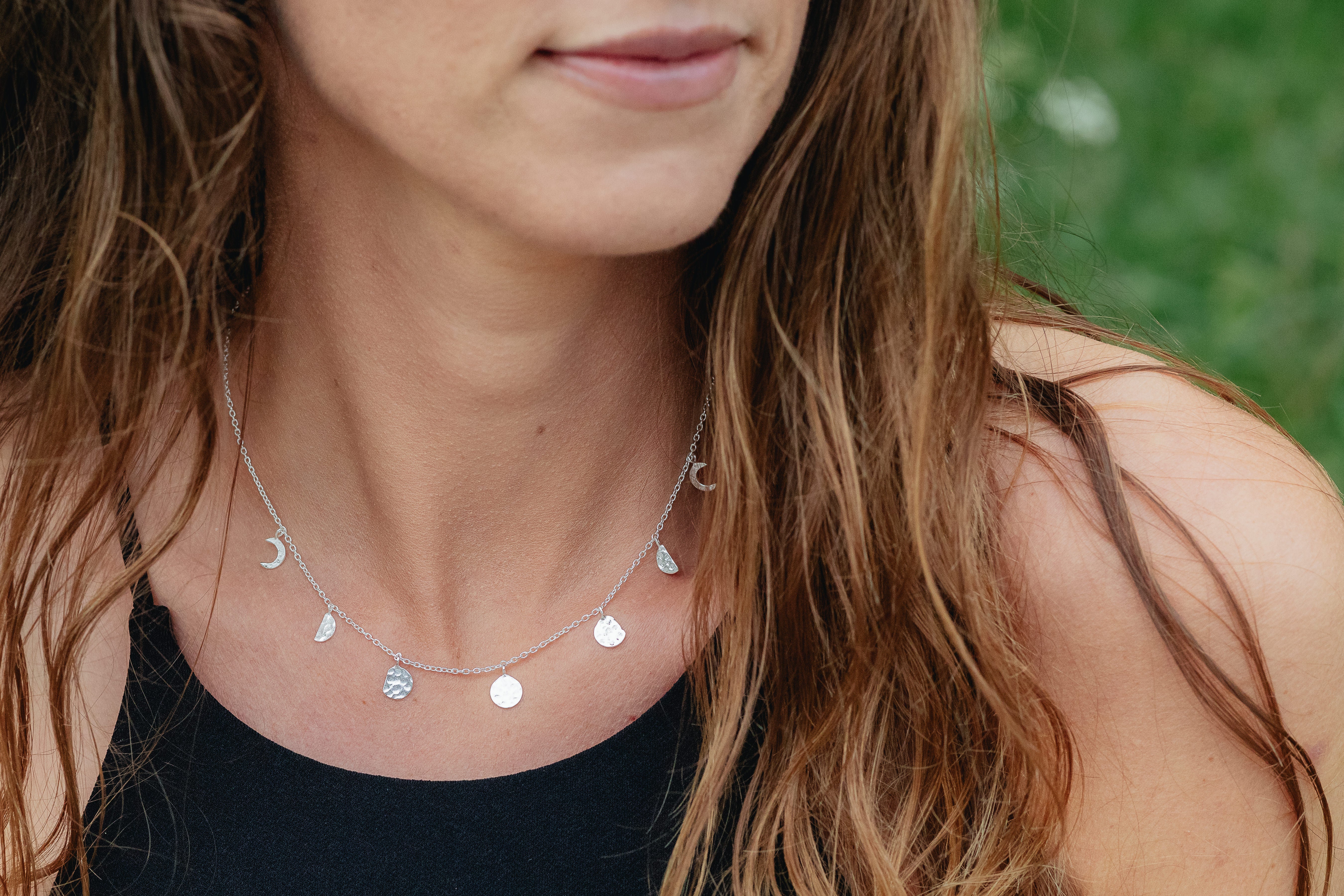 Silver Lunar Necklace