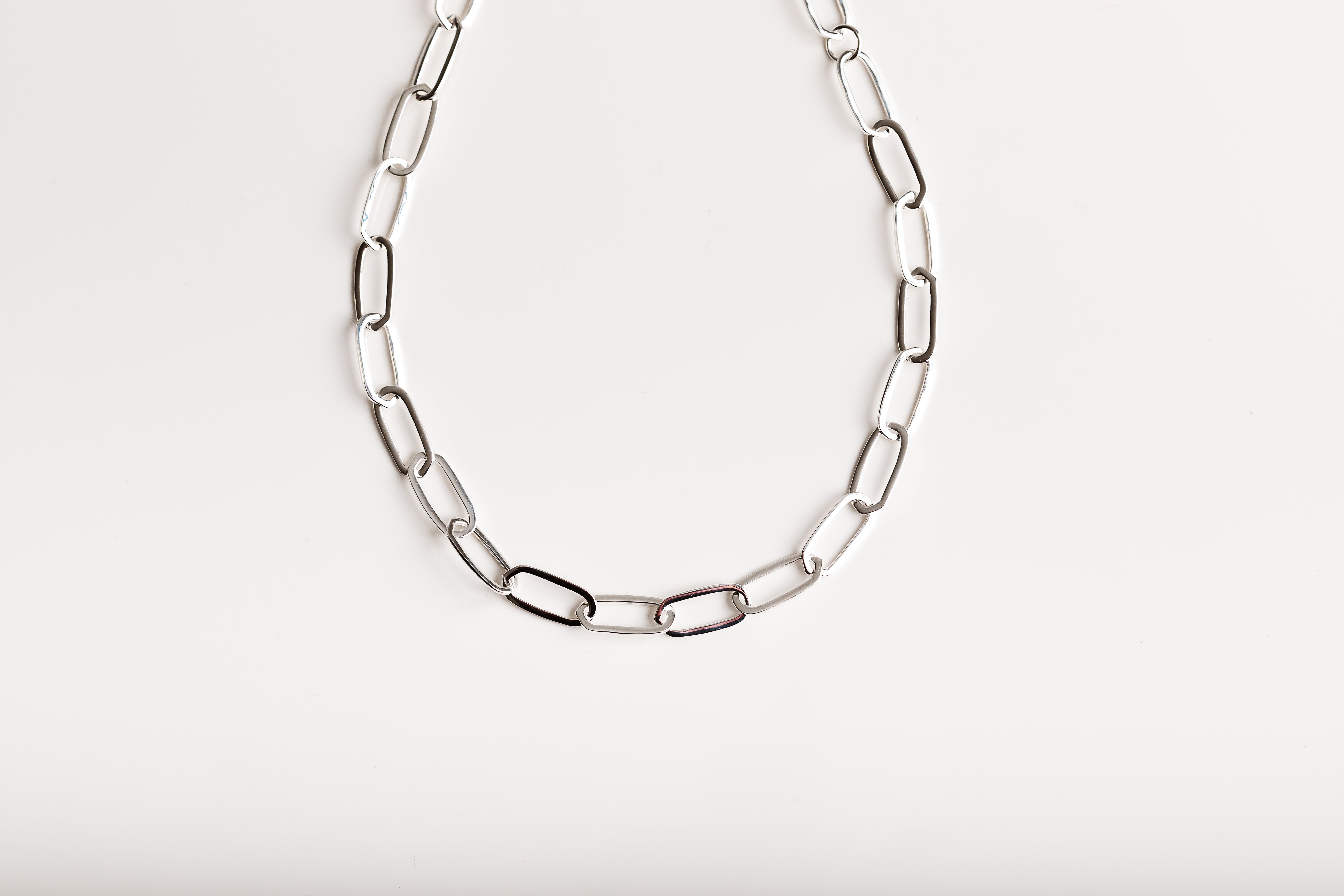Silver Chunky Chain Necklace