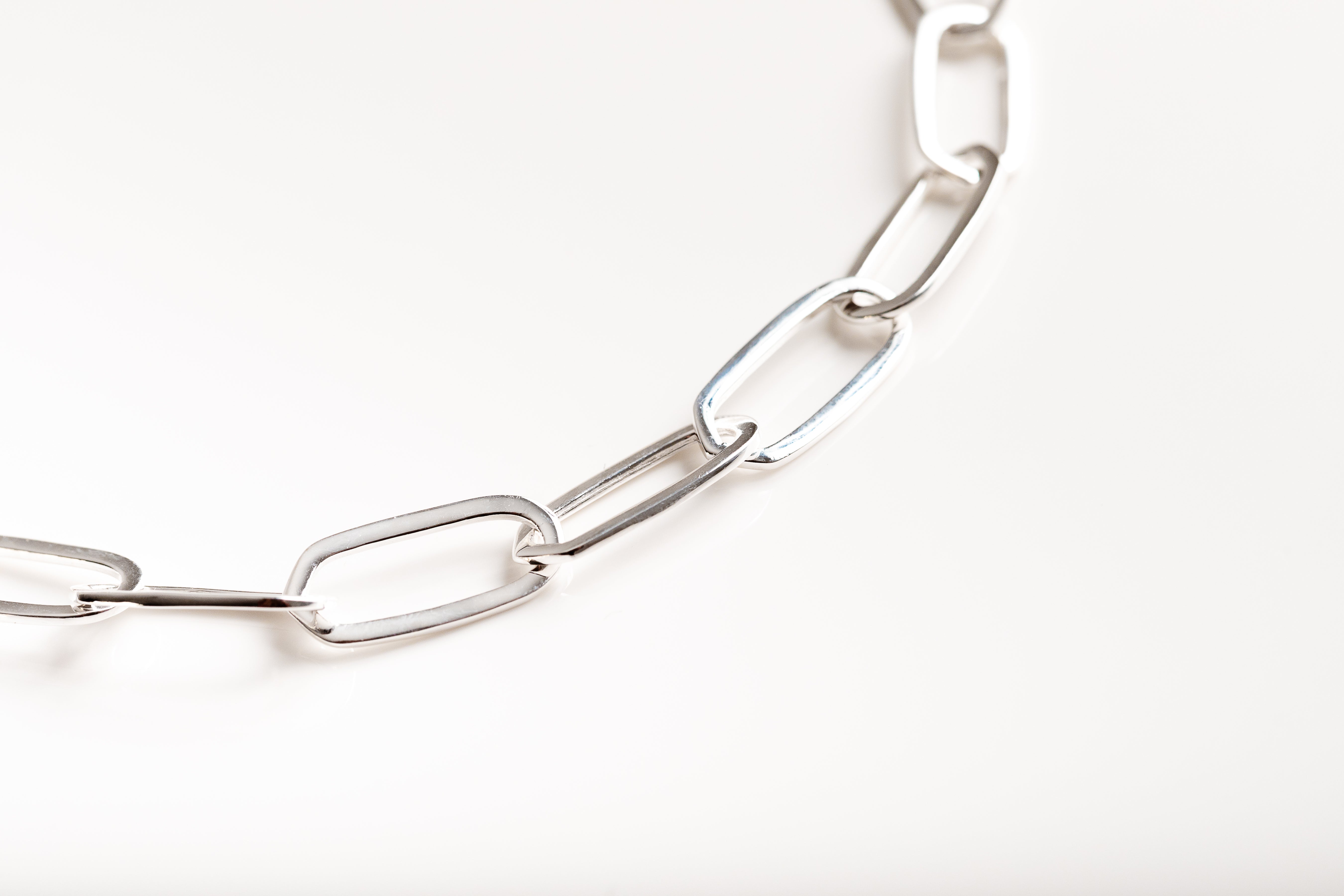 Silver Chunky Chain Necklace