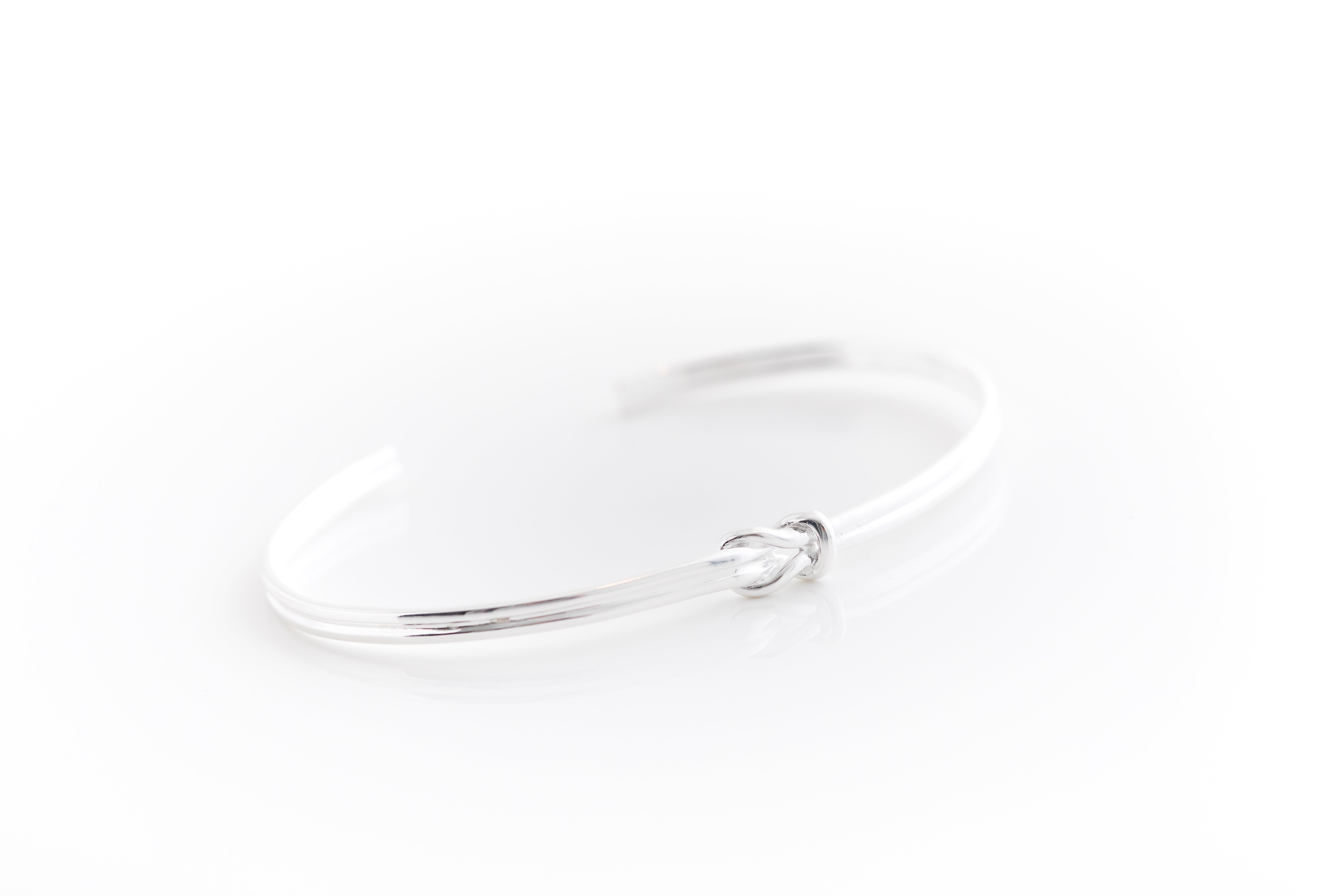 Silver Knot Bangle