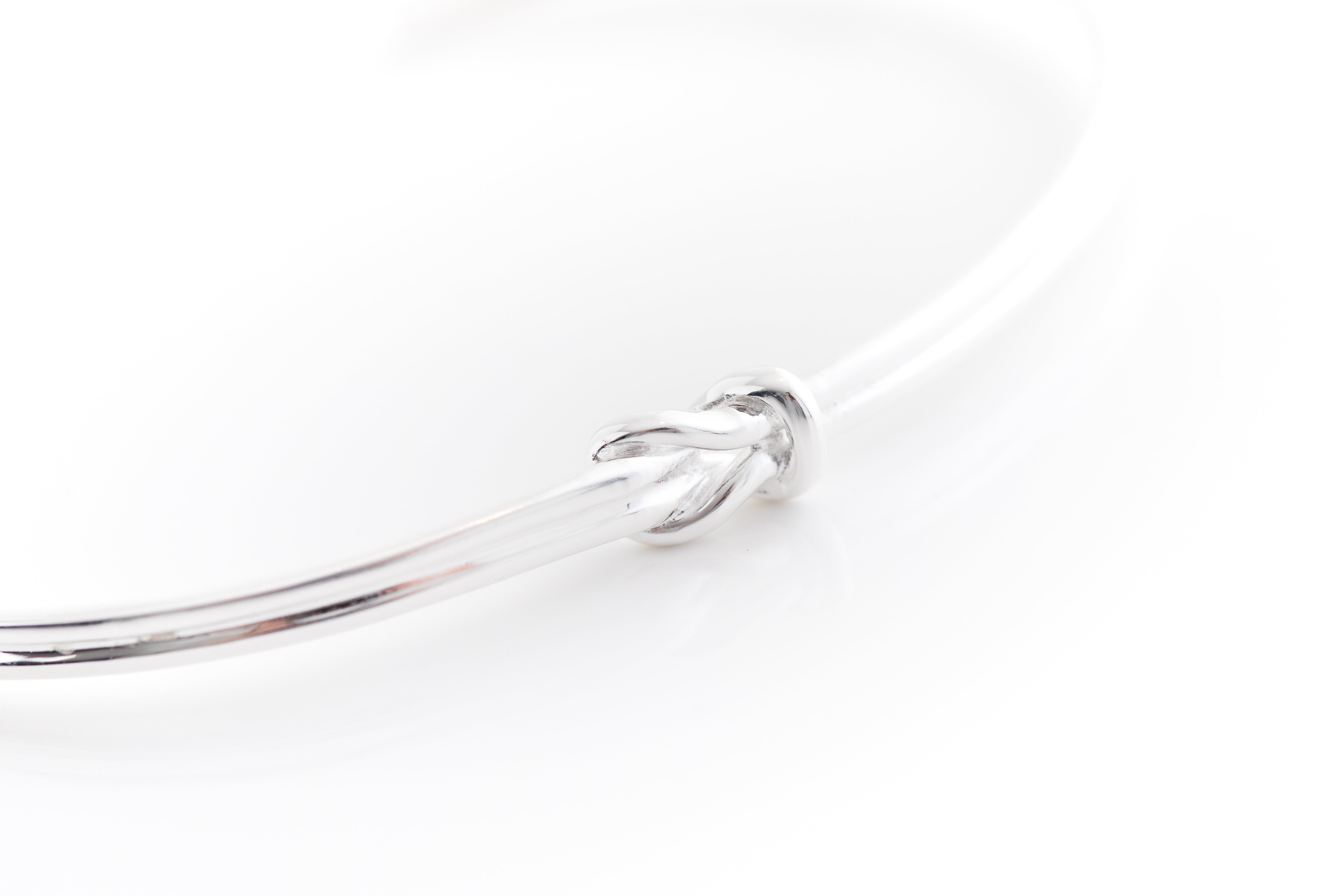 Silver Knot Bangle