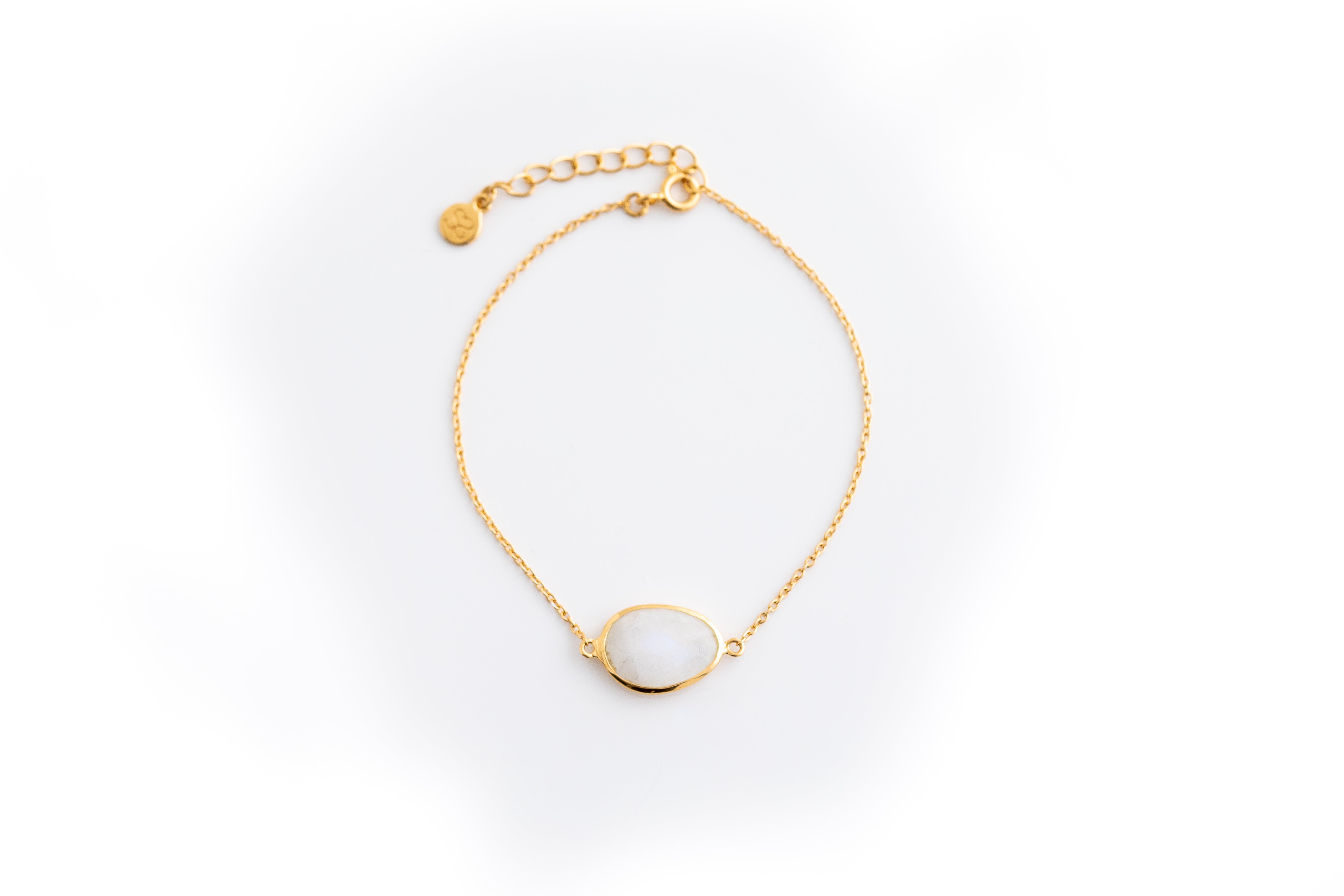 Gold Moonstone Bracelet