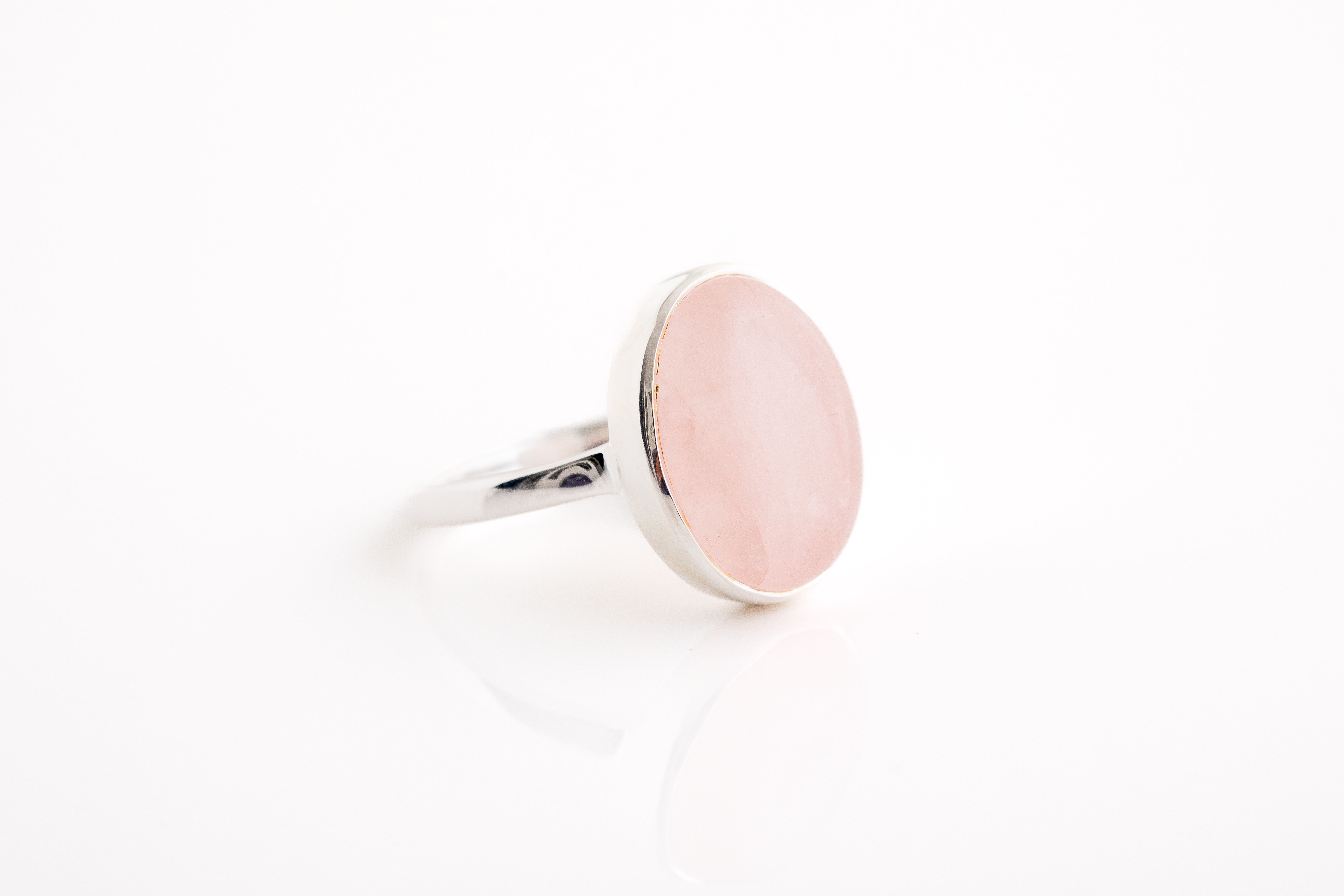 Oval Crystal Ring
