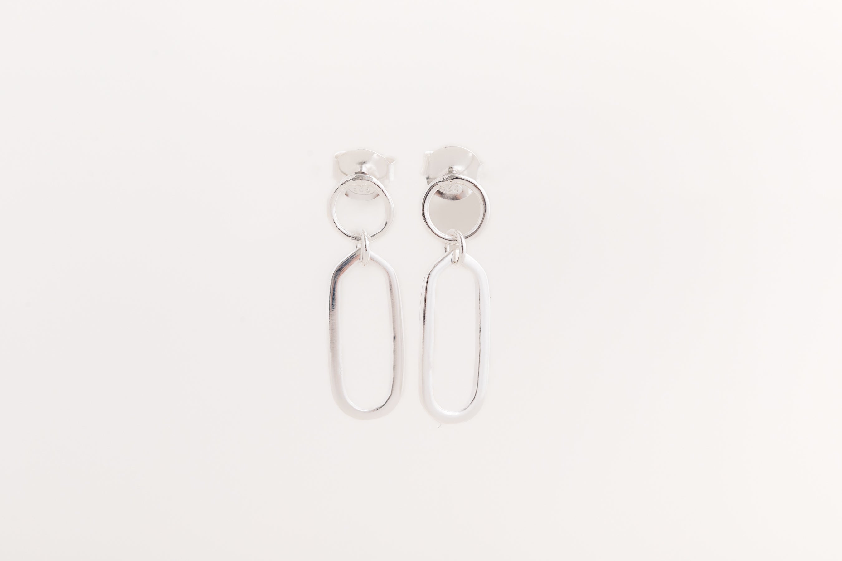 Silver Chain Link Earrings