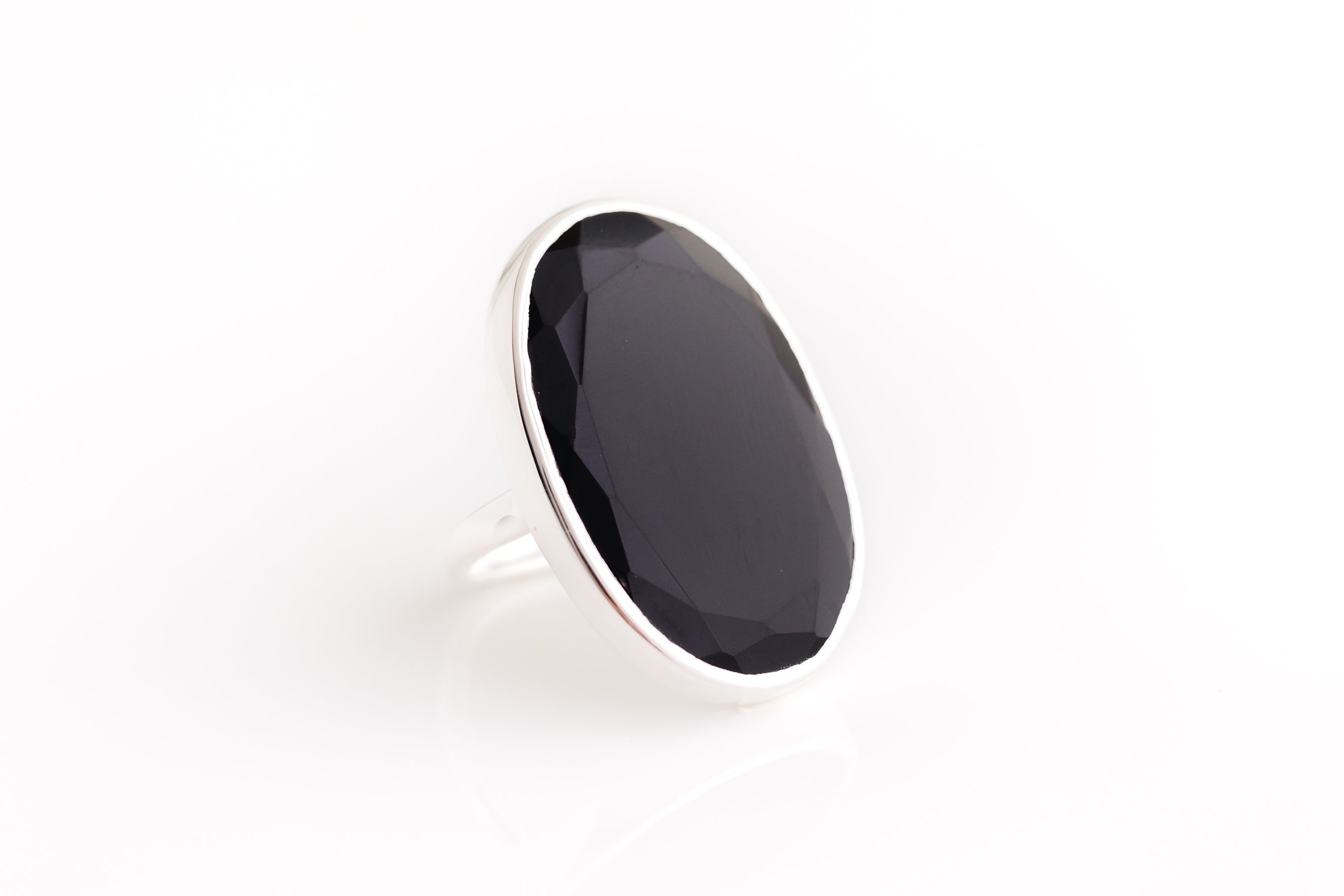 Large Black Onyx Ring