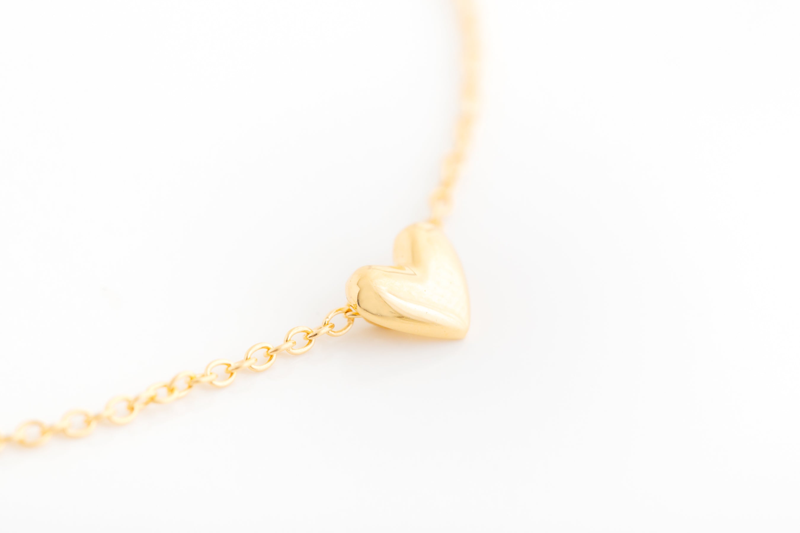 Tiny Gold Heart Necklace