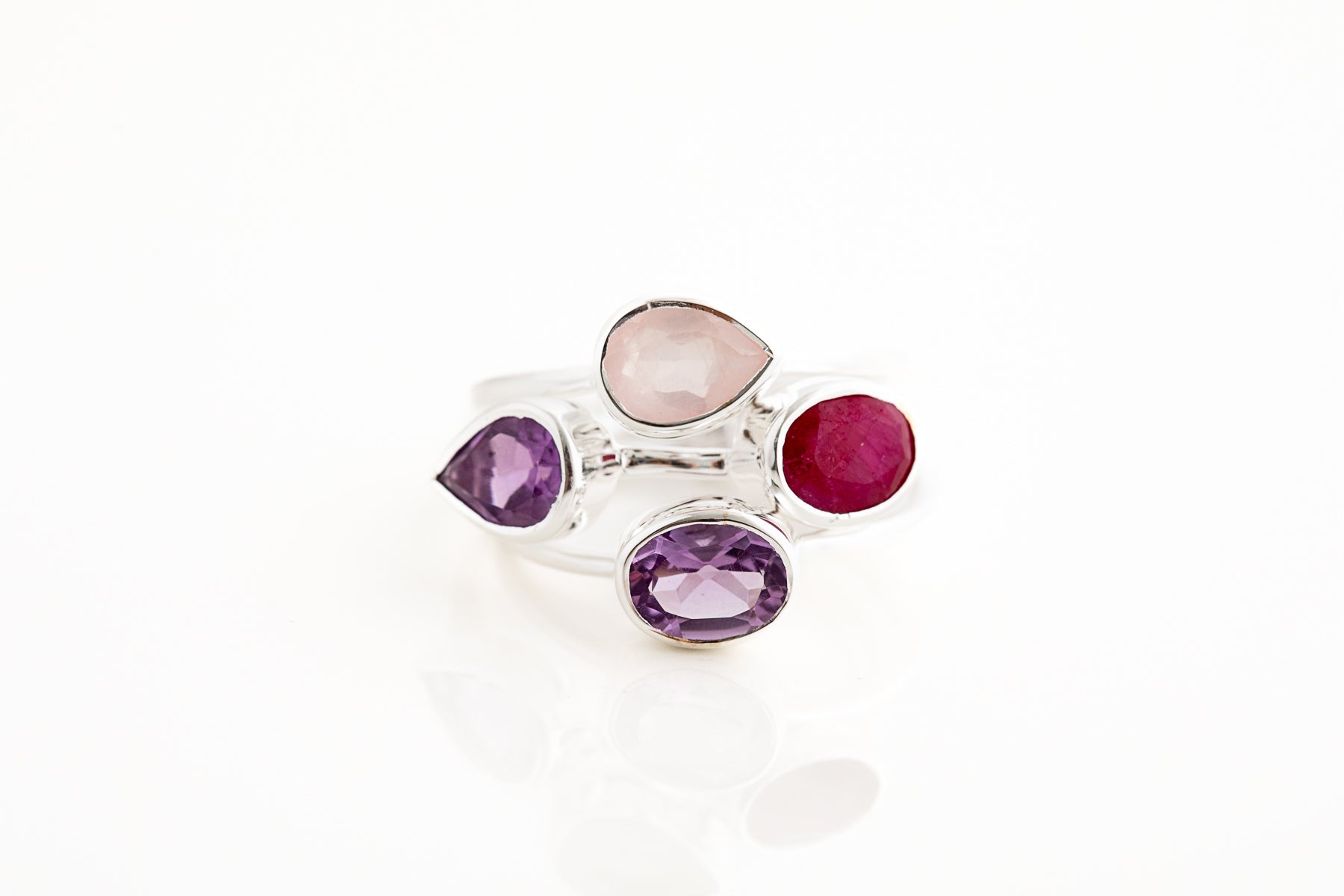 Cluster Gemstone Ring