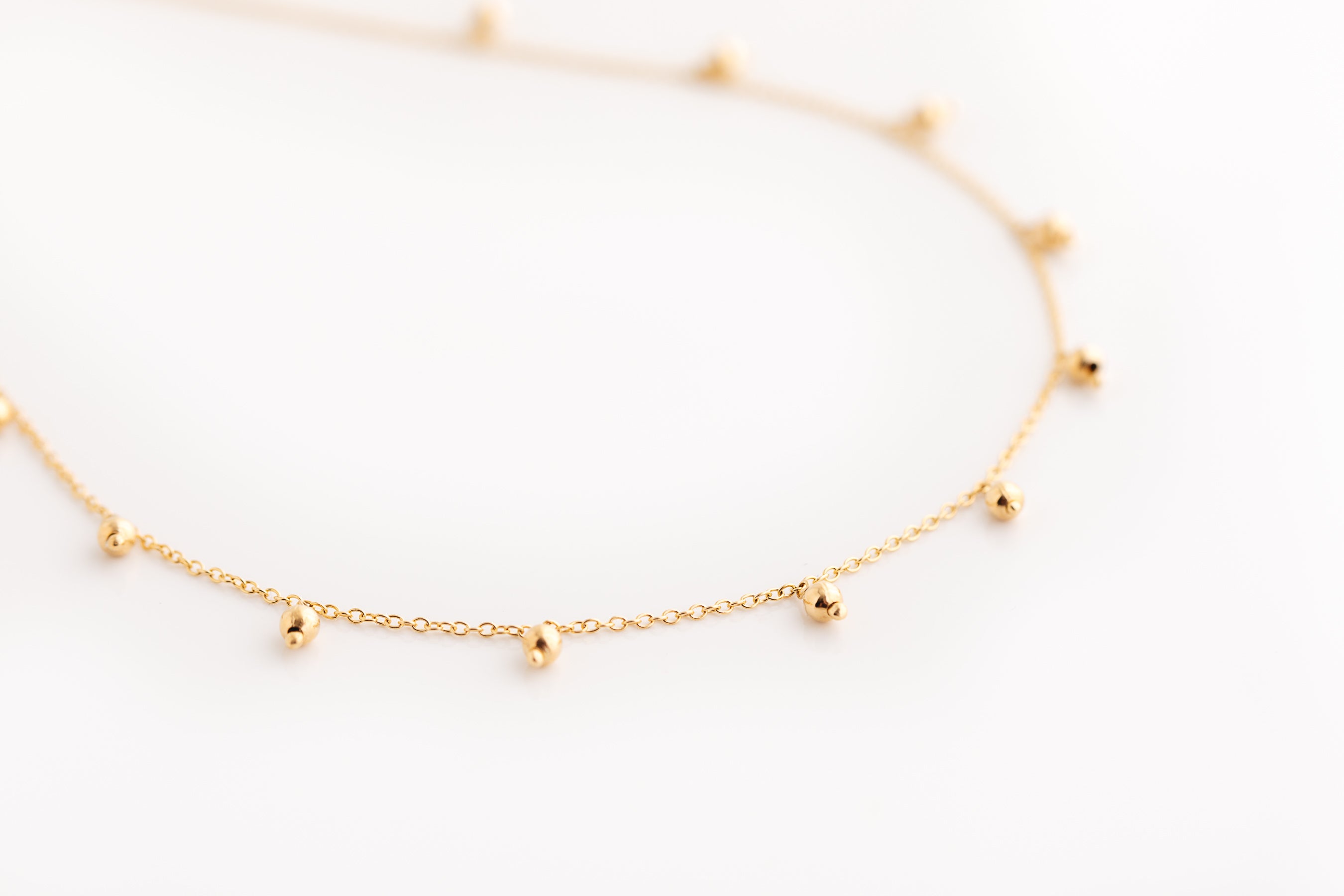 Gold Beaded Necklace