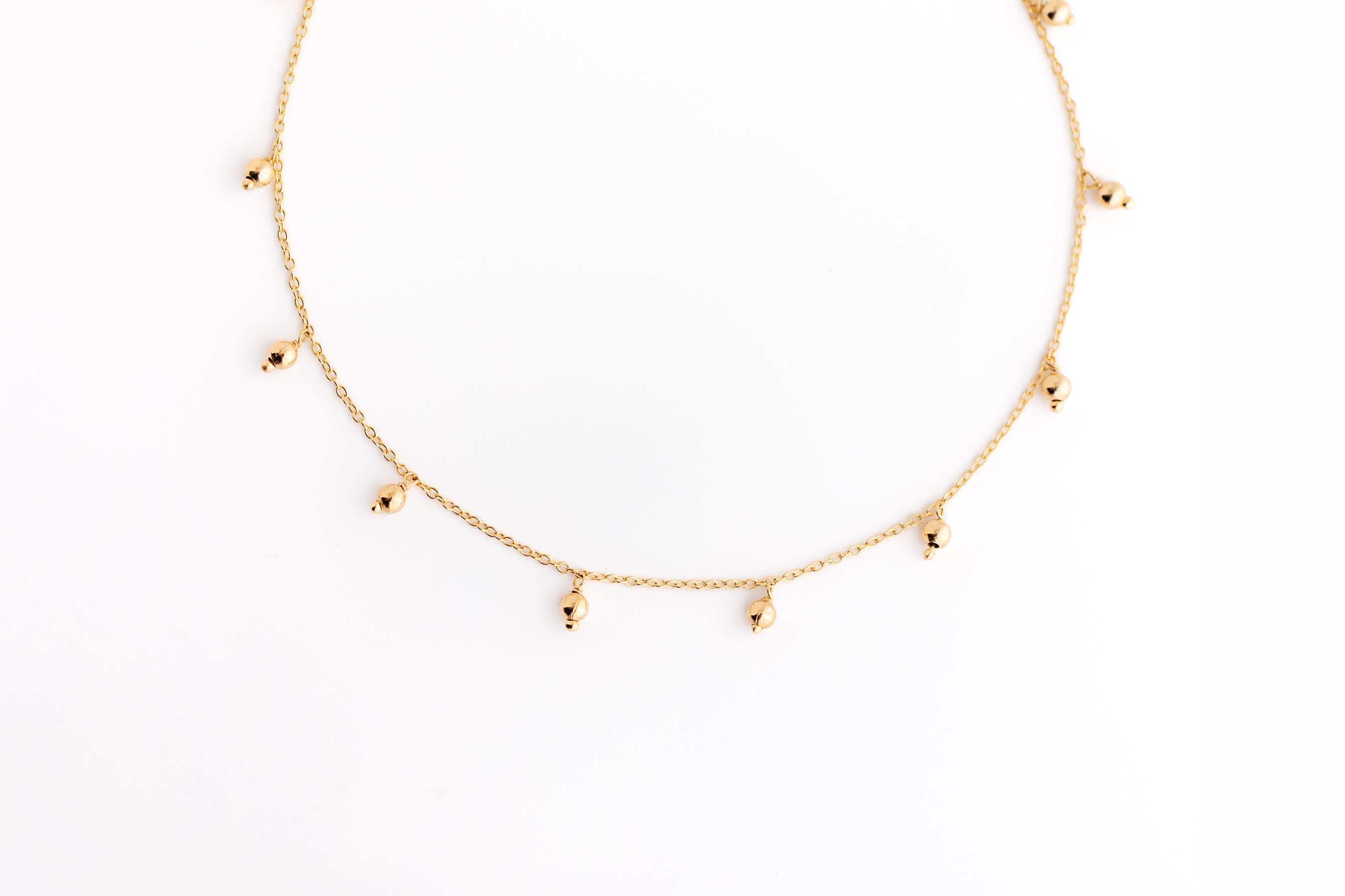 Gold Beaded Necklace