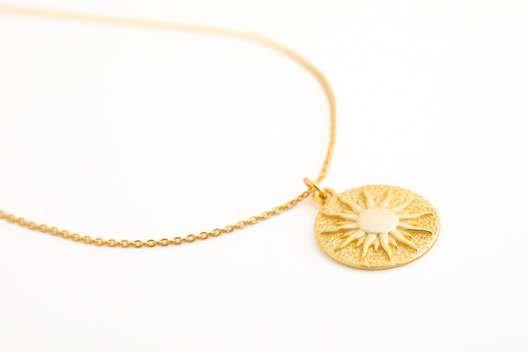 Sun Pendant Necklace