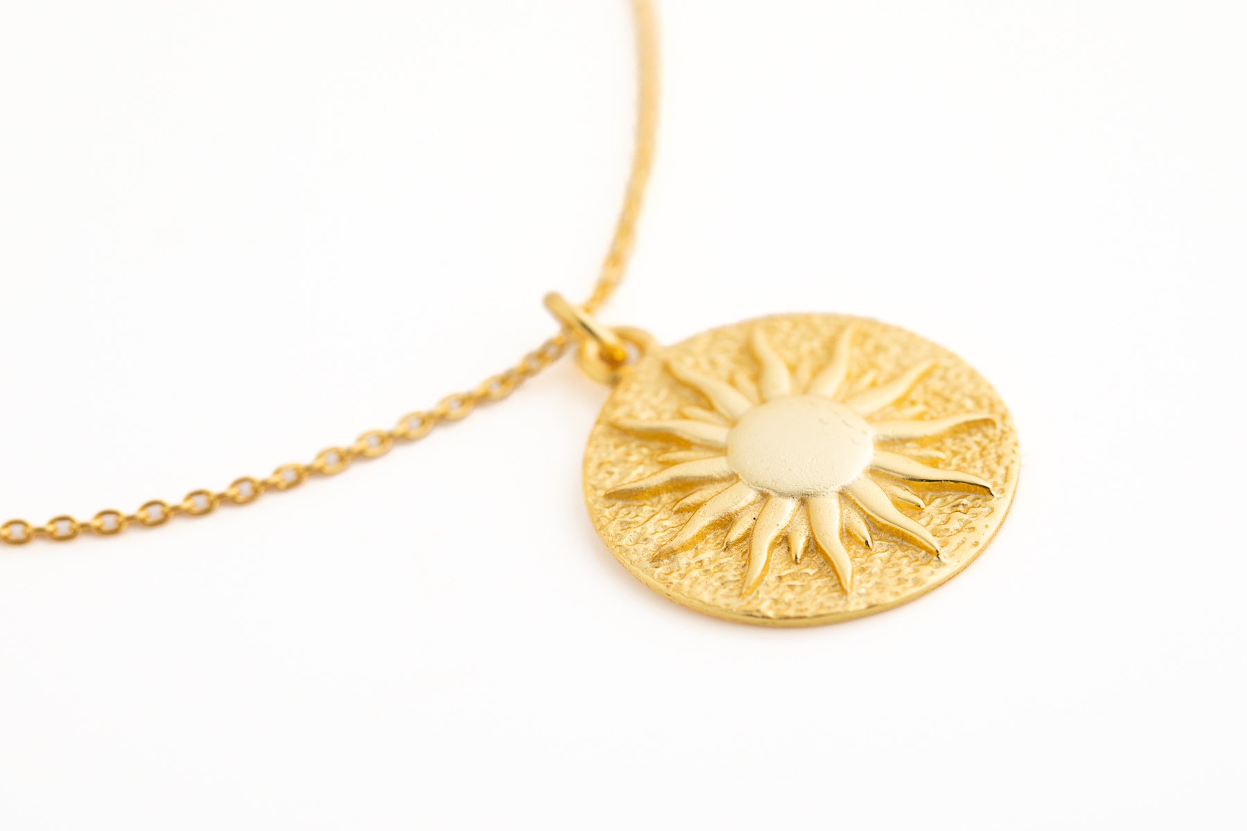Sun Pendant Necklace