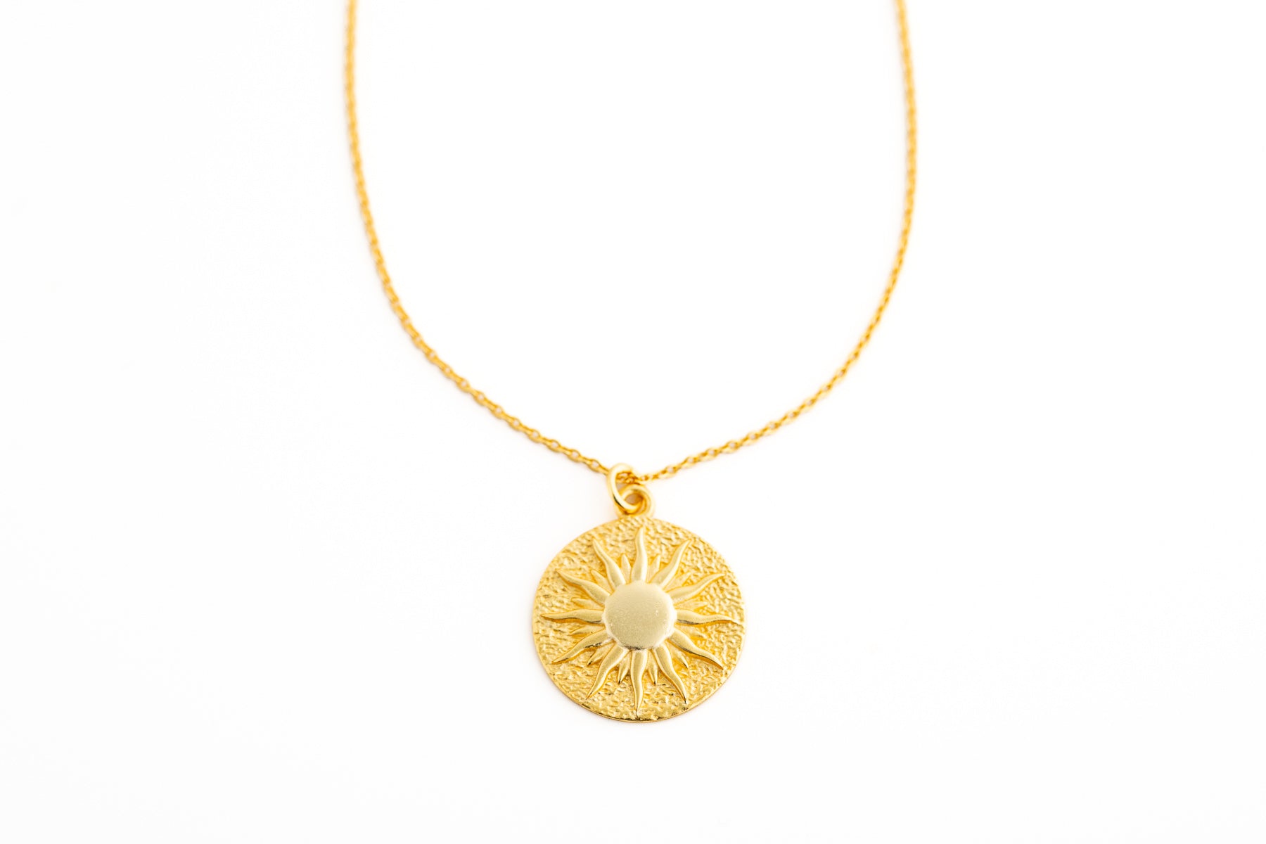 Sun Pendant Necklace