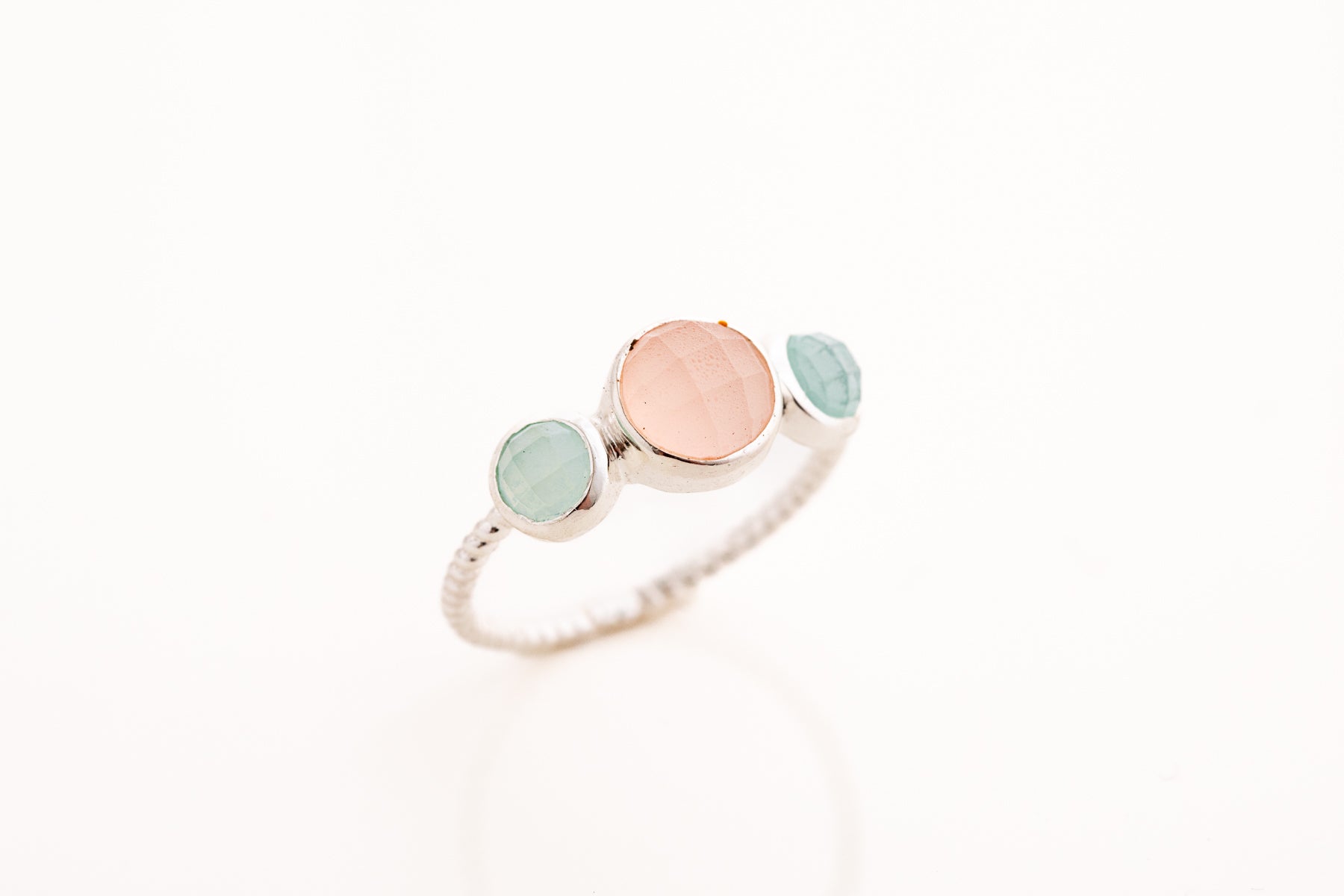 Triple Gemstone Ring