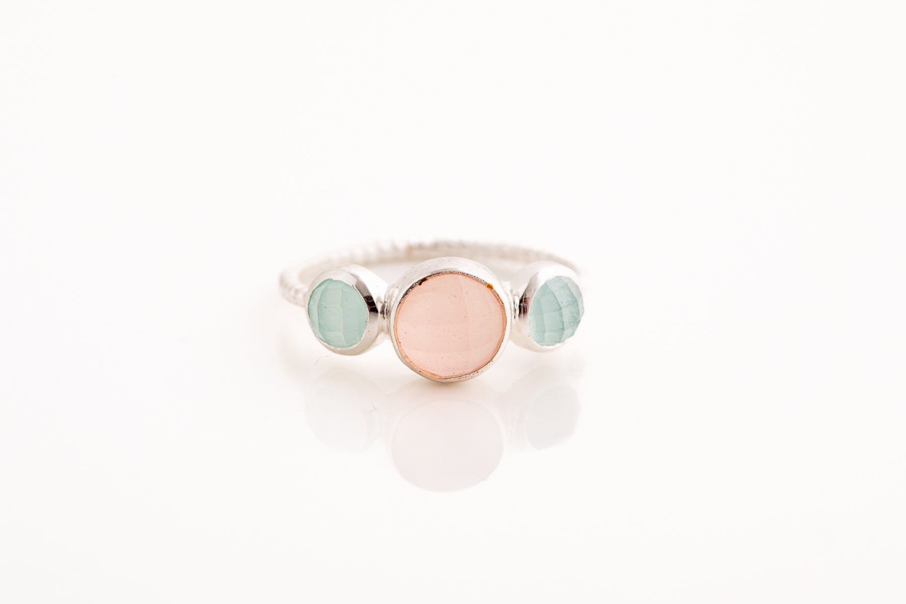 Triple Gemstone Ring