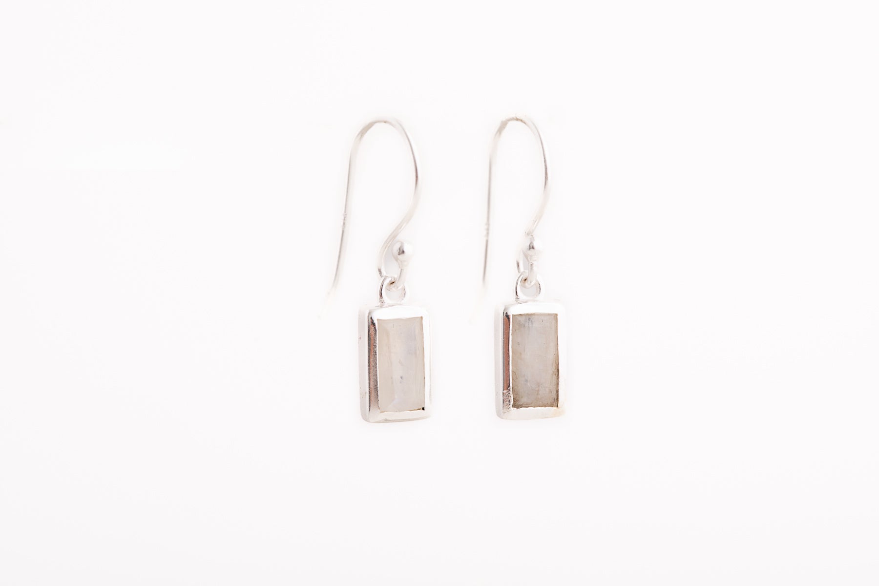 Moonstone and Silver Earrings