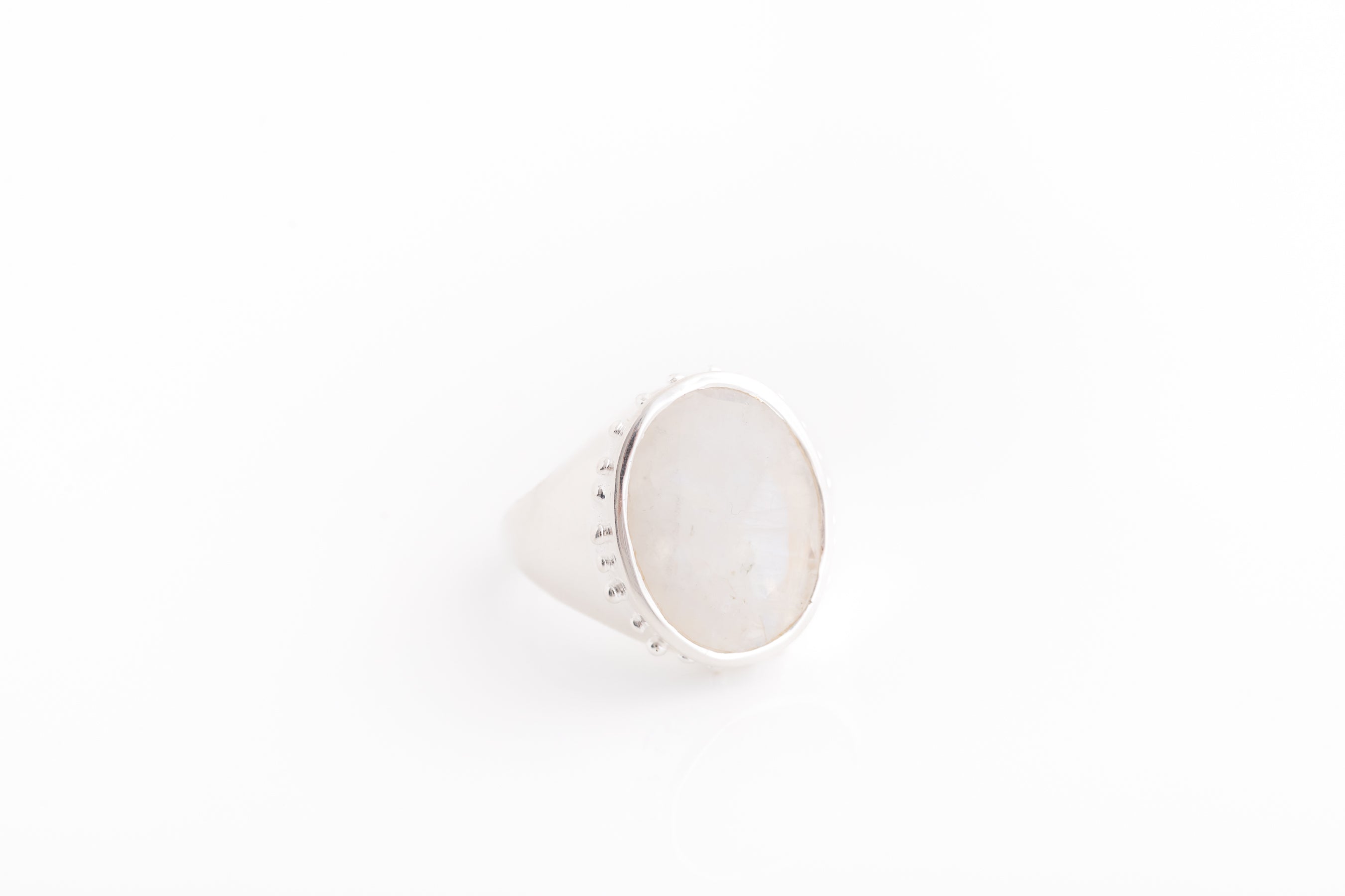 Oval Moonstone Ring