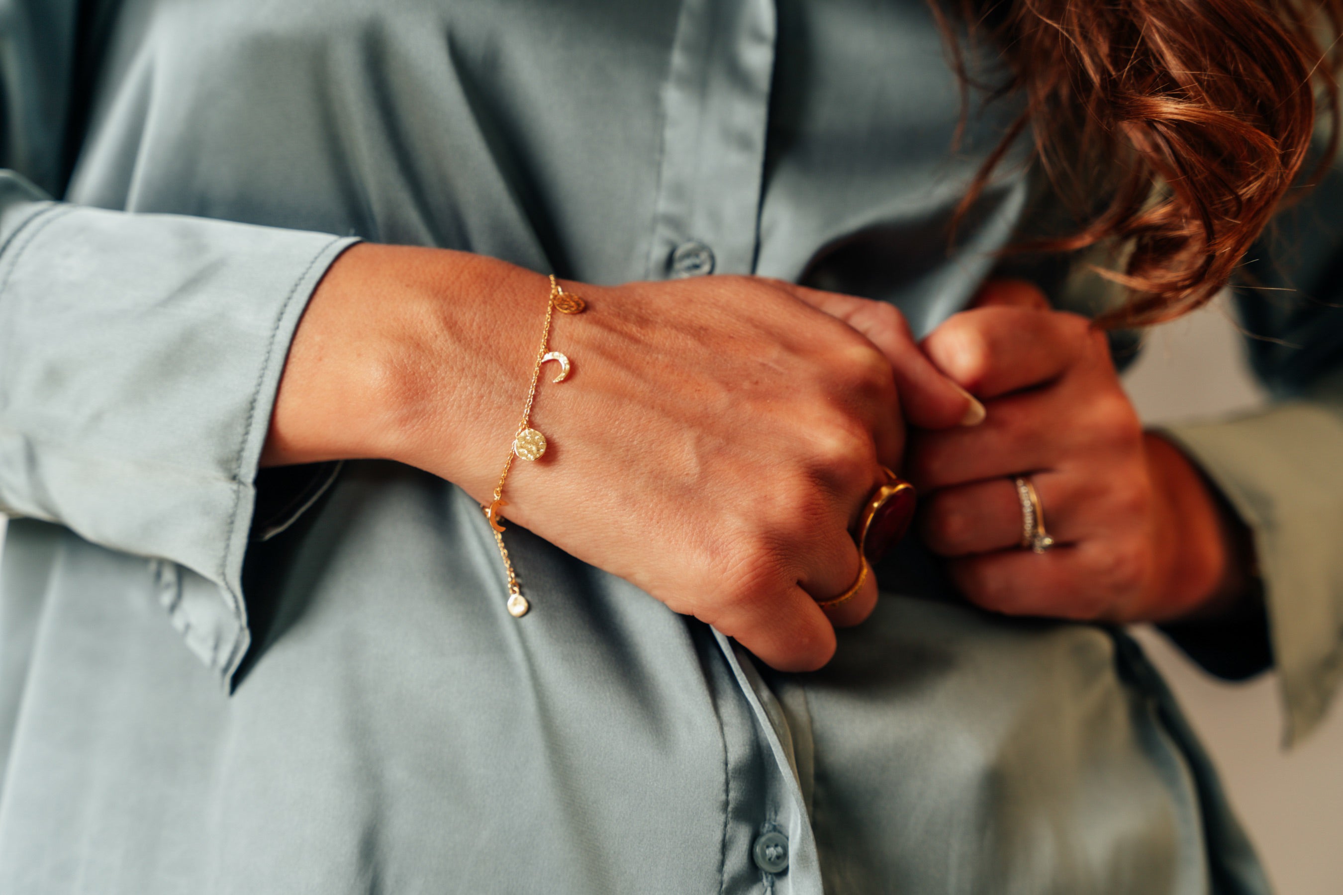 Gold Lunar Bracelet